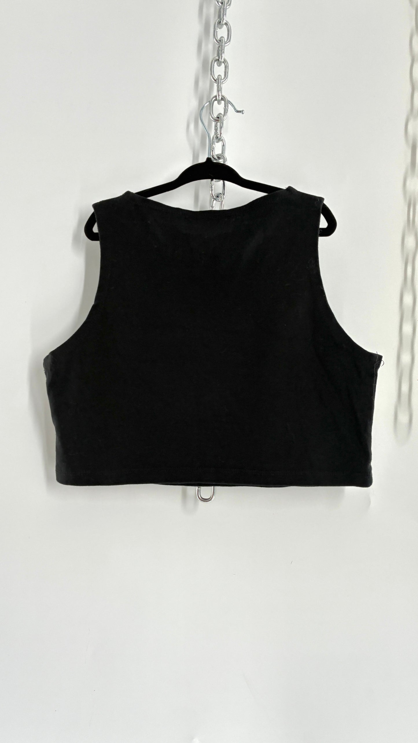 Vintage CURETTY SEOUL Rhinestone Don’t Care Crop (Small)