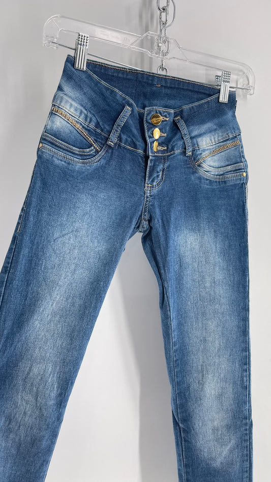 Sawary Brazilian Gold Plaque Jeans (36)