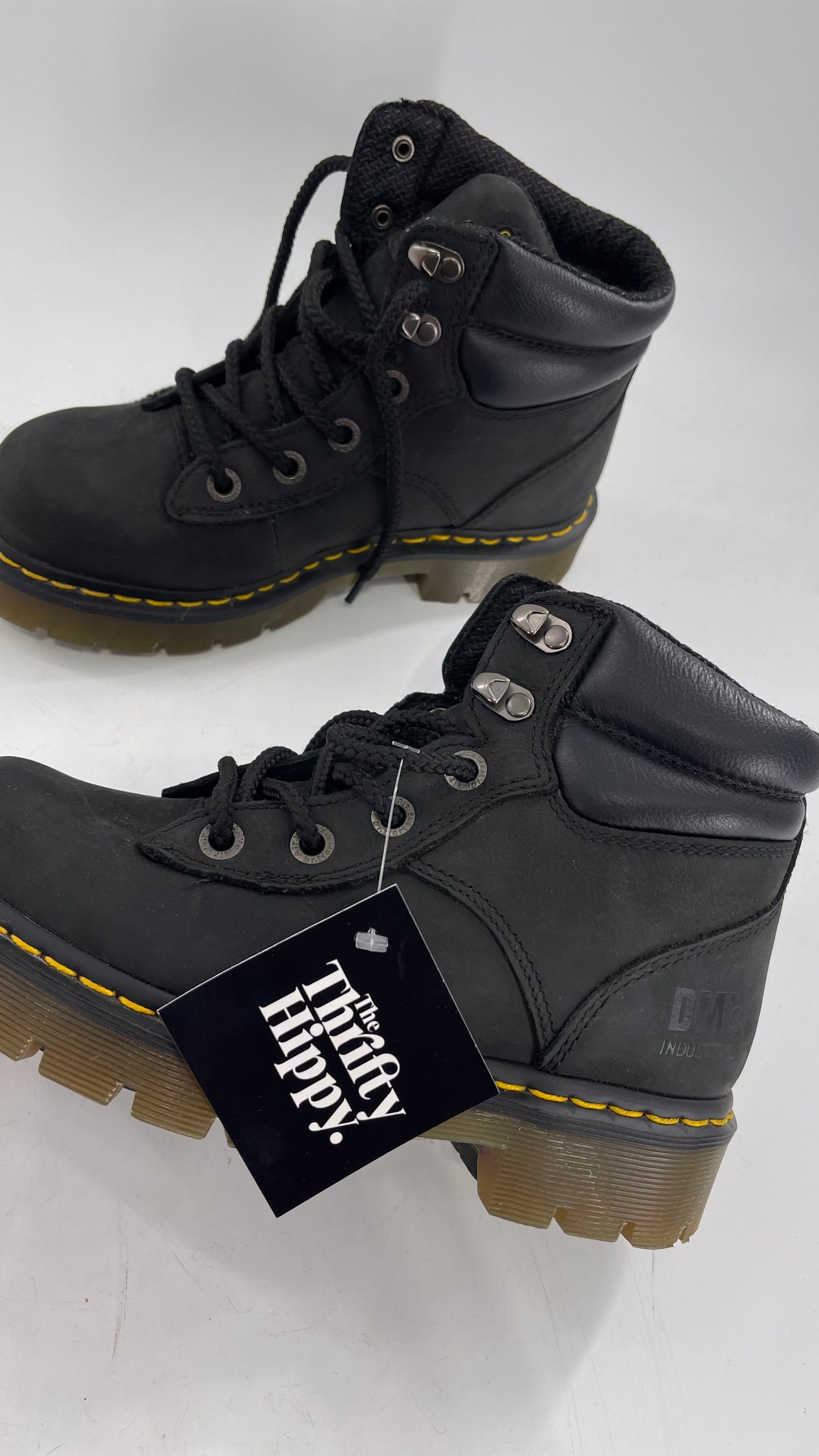 Doc Martens Industrial Black Combat Boots (6)