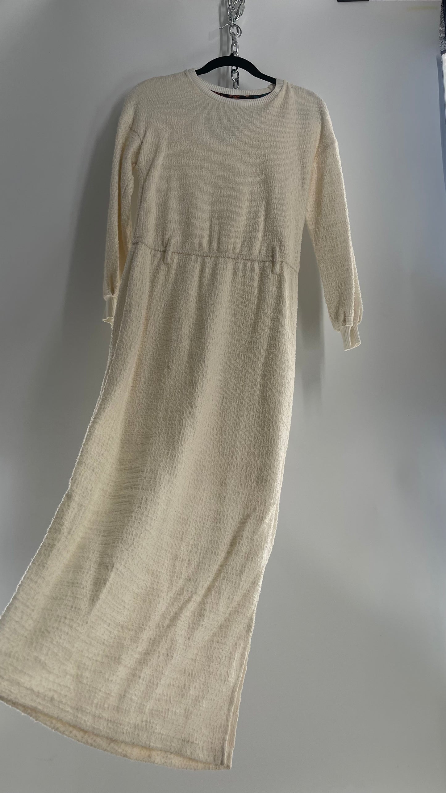 Dolan Anthropologie Jacqueline Off White Textured Knit Maxi (XS)