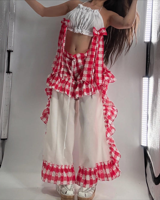 Vintage Handmade Picnic Two Piece Set (XS-M)
