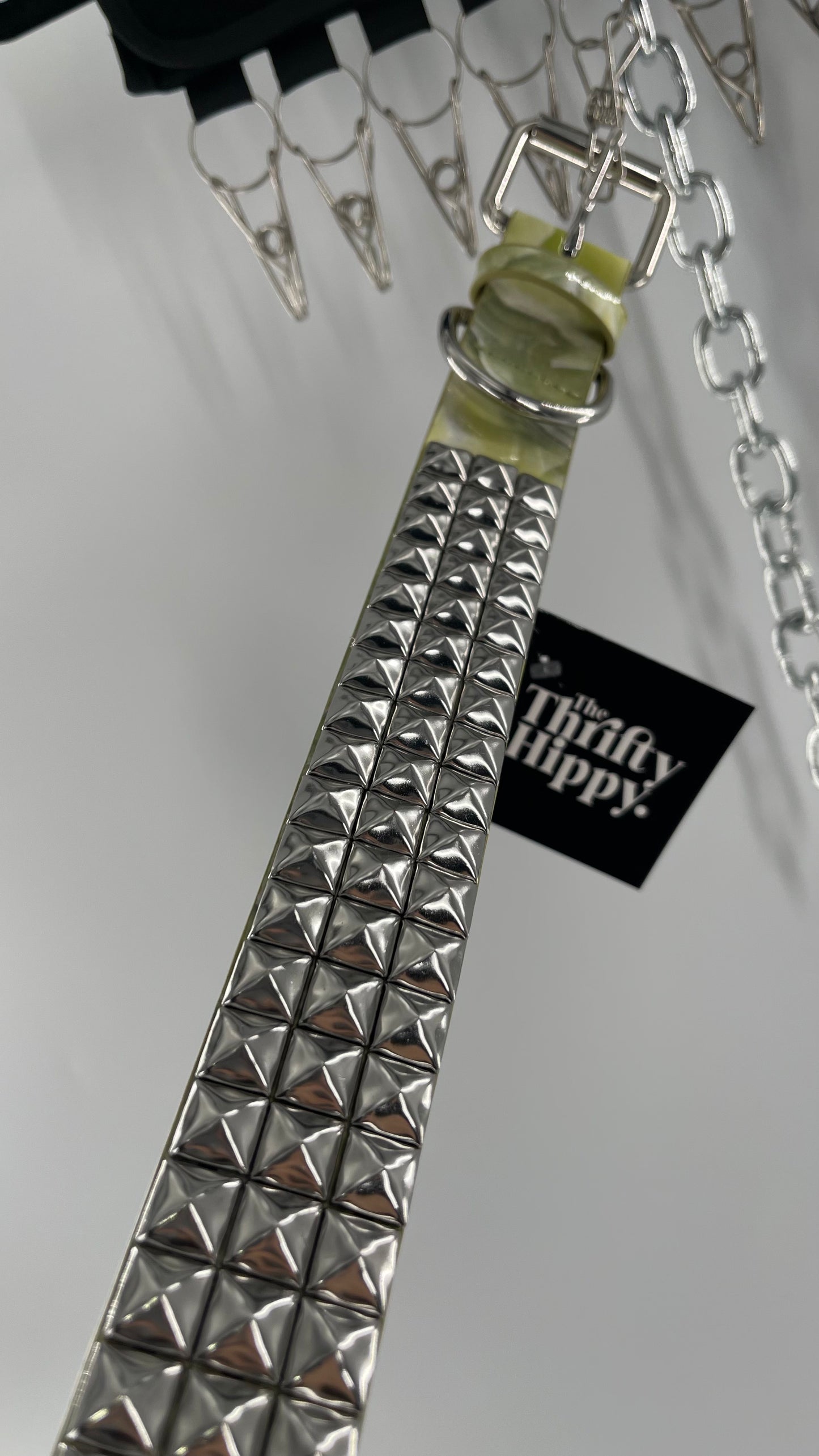 Urban Outfitters Marble Studded Belt (Medium)