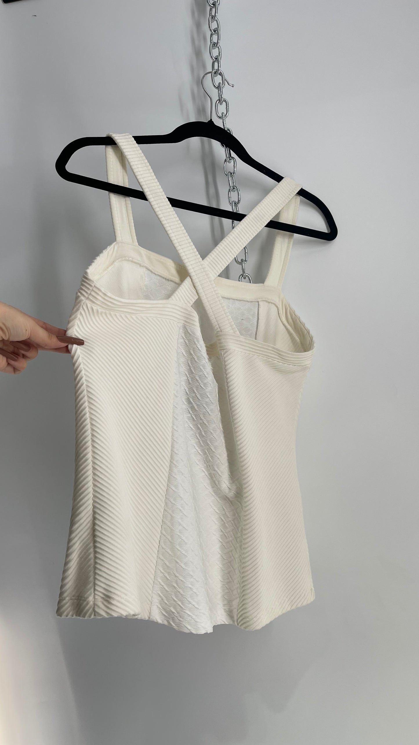 Anthropologie Deletta Cross Cross Back Camisole (Large)
