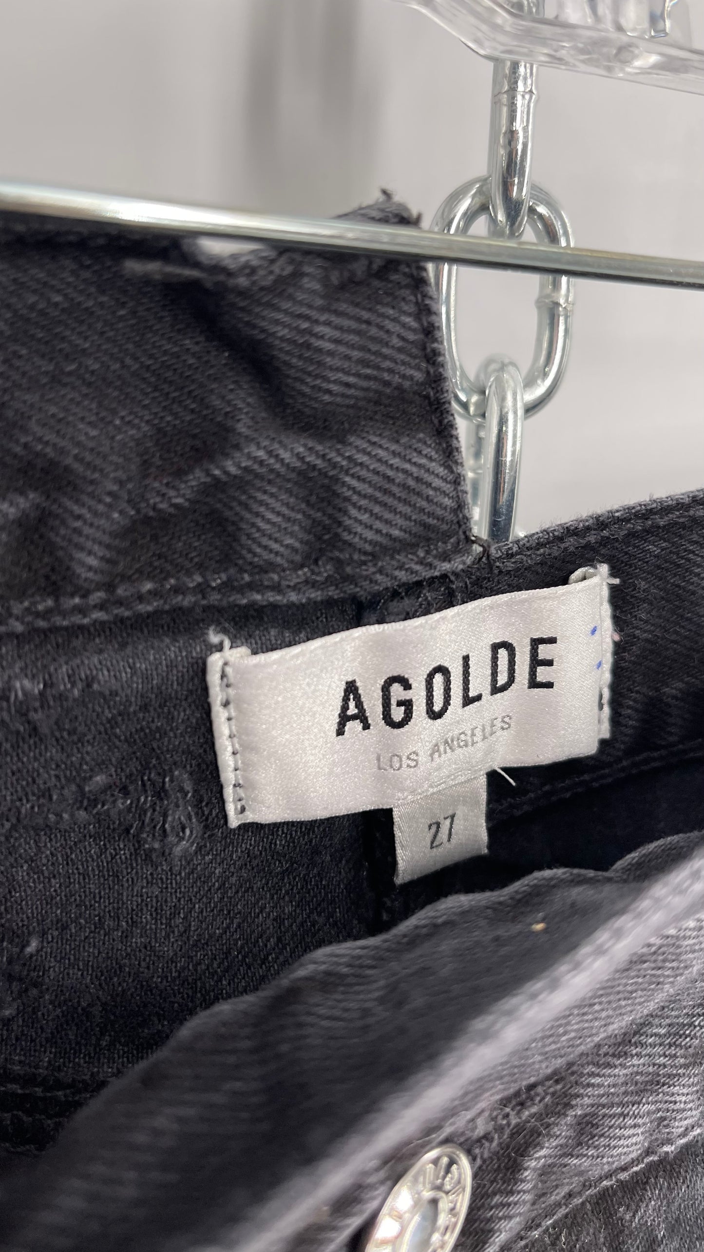 AGOLDE X Free People Grey/Black Distressed Jeans with Tags Attached (27)