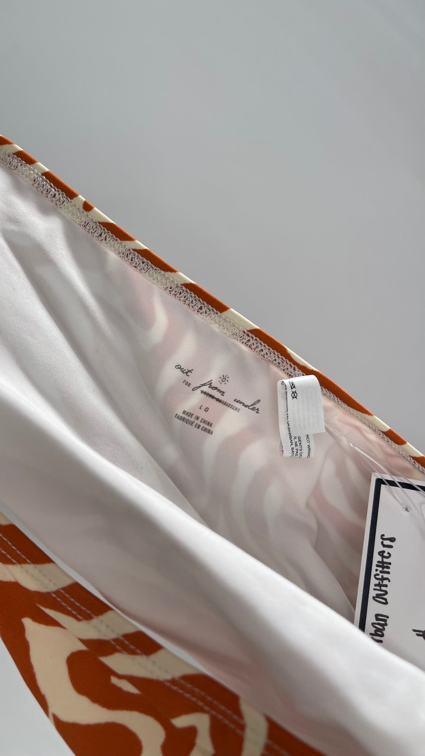 Urban Outfitters Out from Under Zebra Patterned Swim Bottoms (Large)