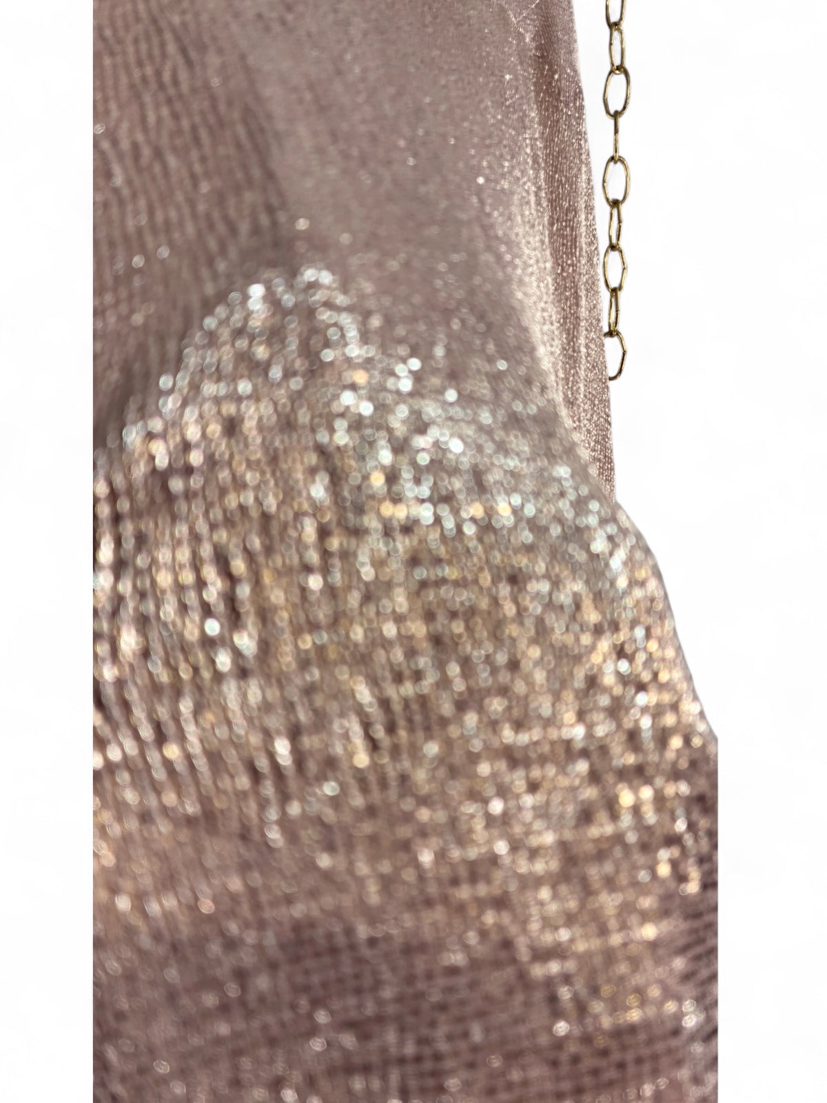 CALVIN KLEIN Nudish Pink Shimmer Sheen Mermaid Dress (10)