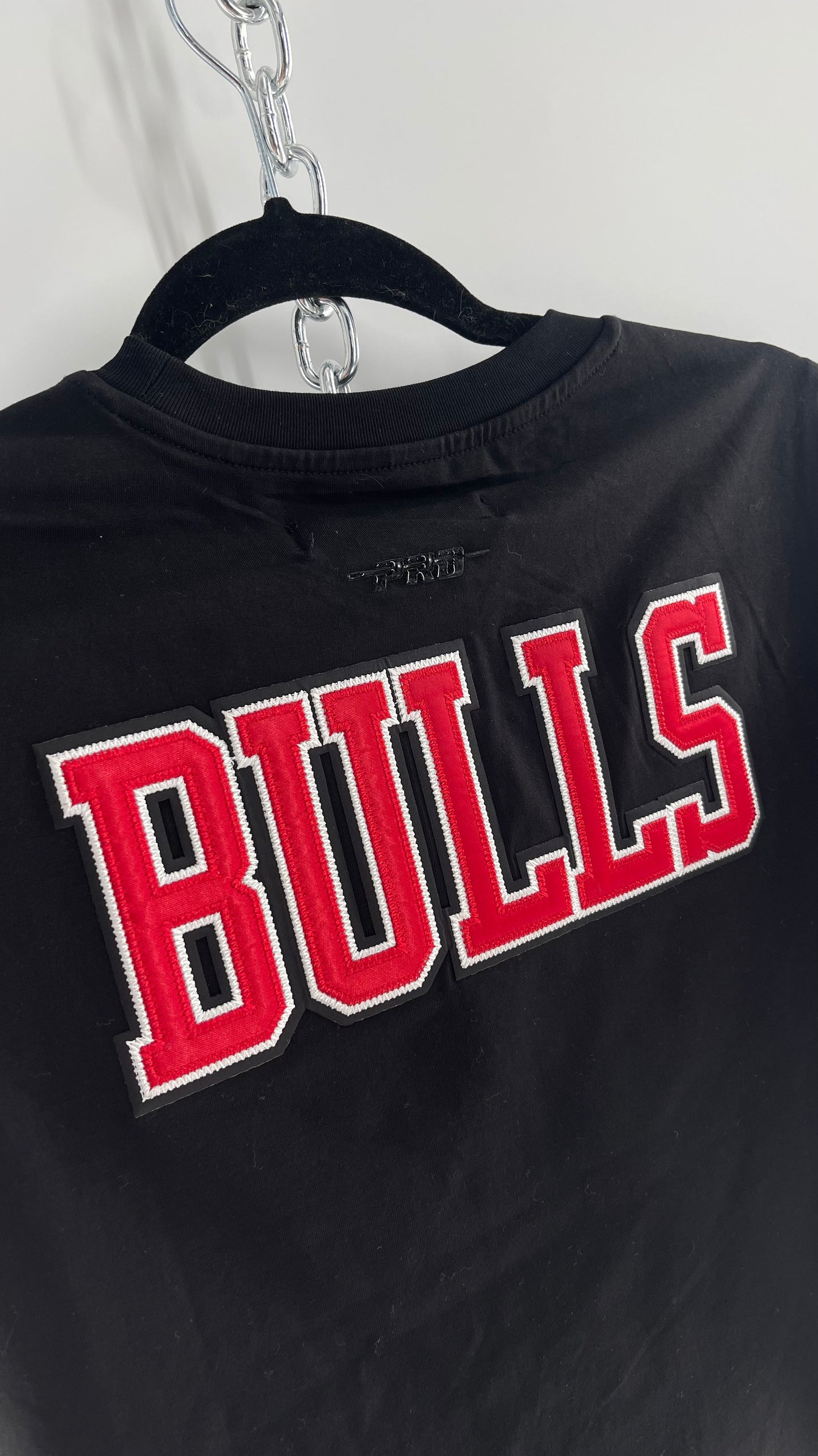 PRO Standard Chicago Bulls Baby T Shirt with Patches and Embroidery (Small)