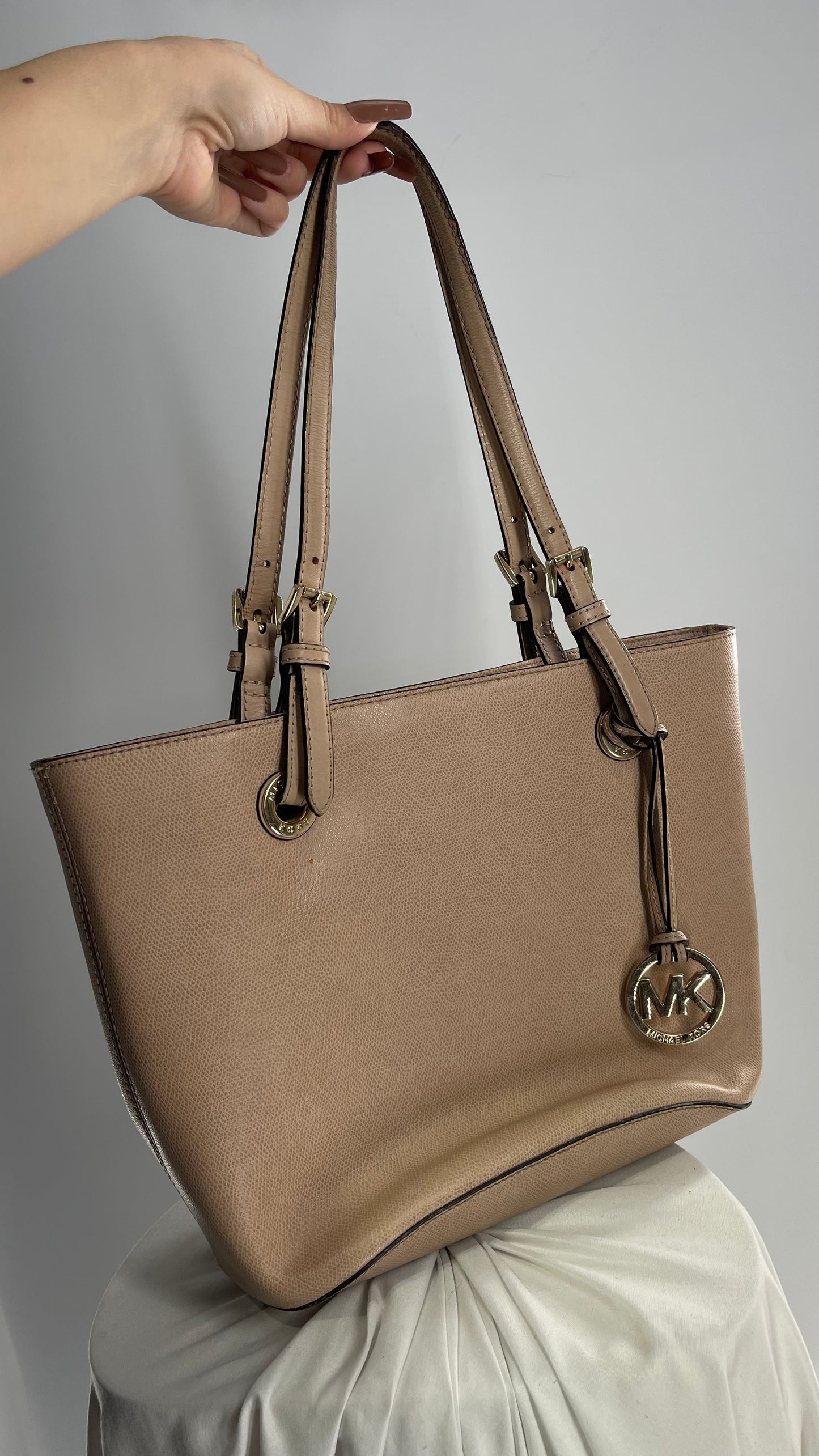 Michael Kors Neutral Beige Tote Bag