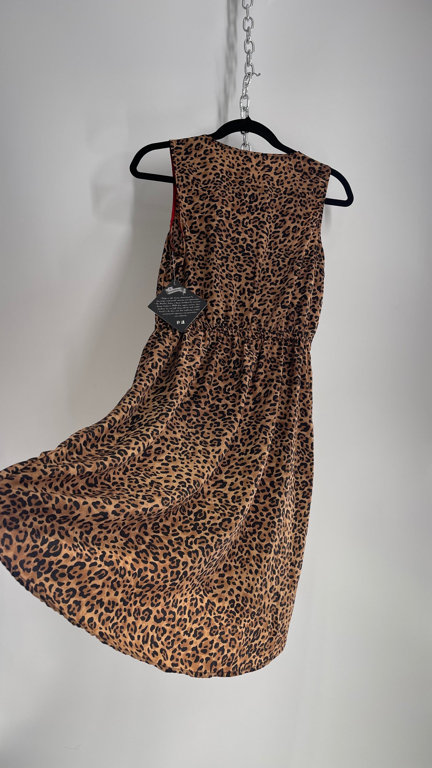 Bebop Cheetah Bow Front Dress with Tags Attached (Medium)