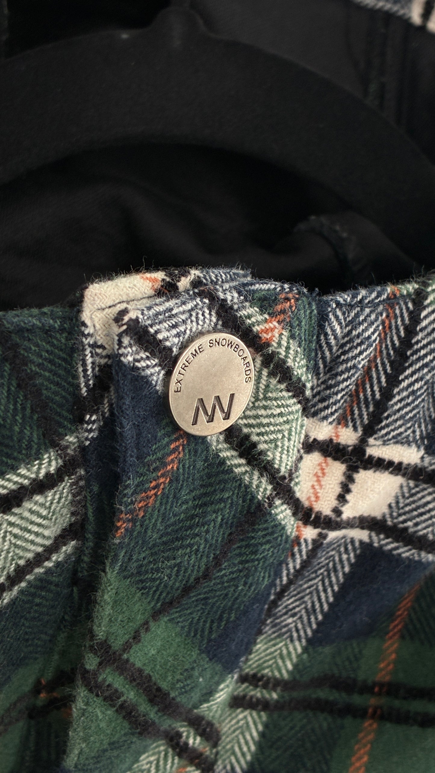 KOREAN Nandn Snow Men’s Snowboarding Flannel Hooded Jacket (Medium)