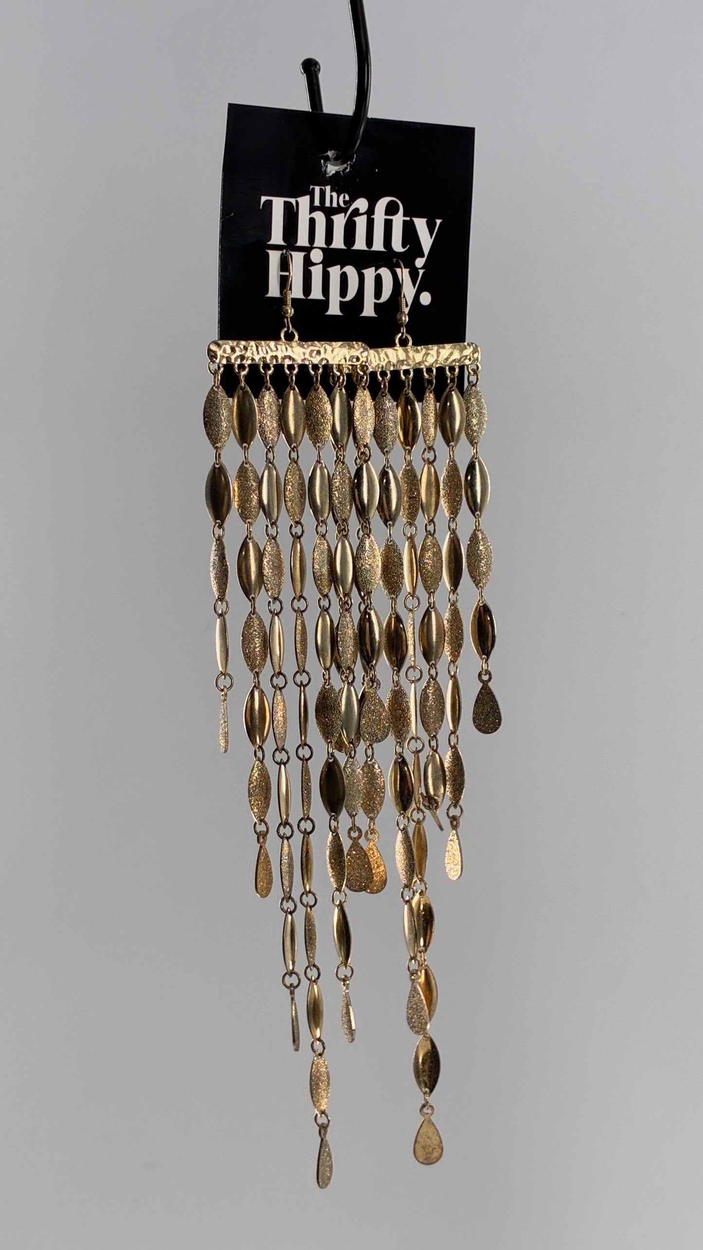 Vintage Dramatic, Chandelier Style Gold Earrings