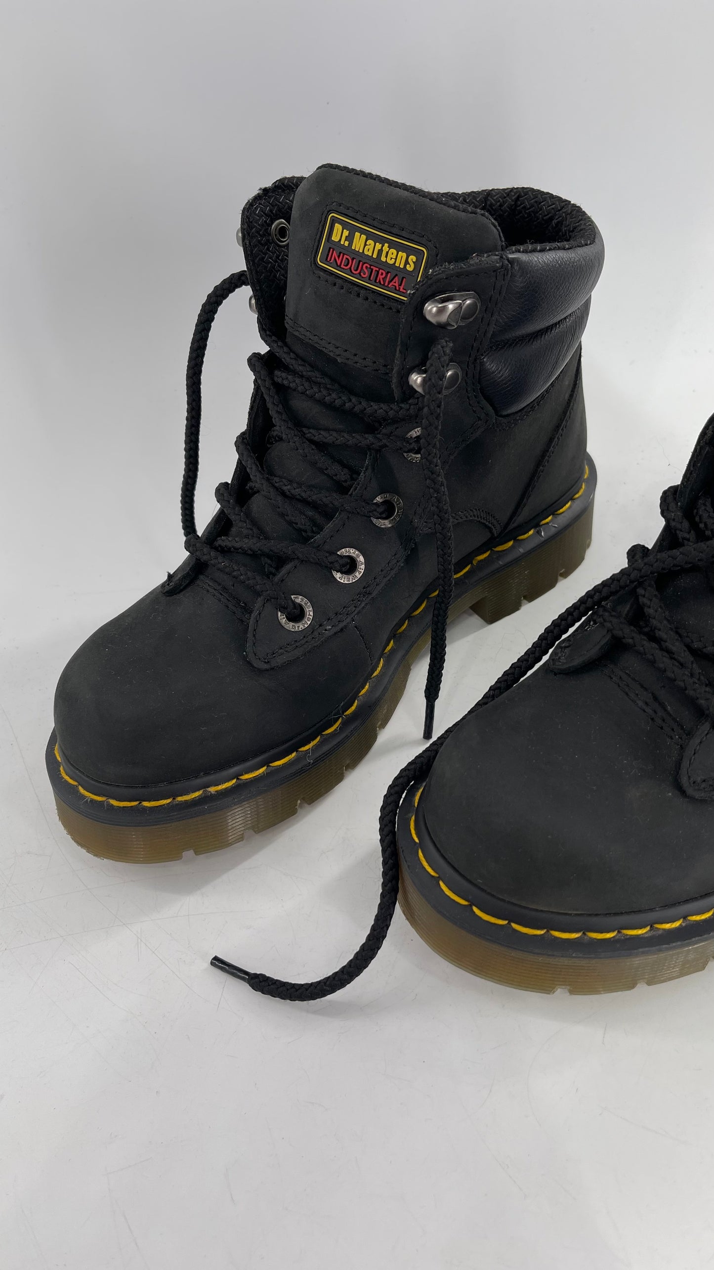 Doc Martens Industrial Black Combat Boots (6)