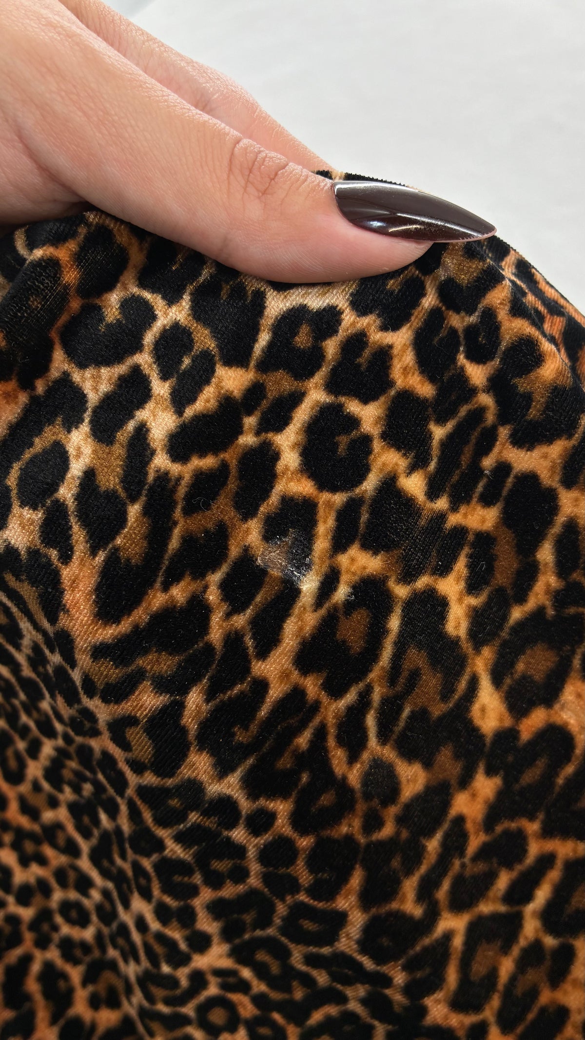 Vintage ECOTE Velour Cheetah Print Dress (XS)