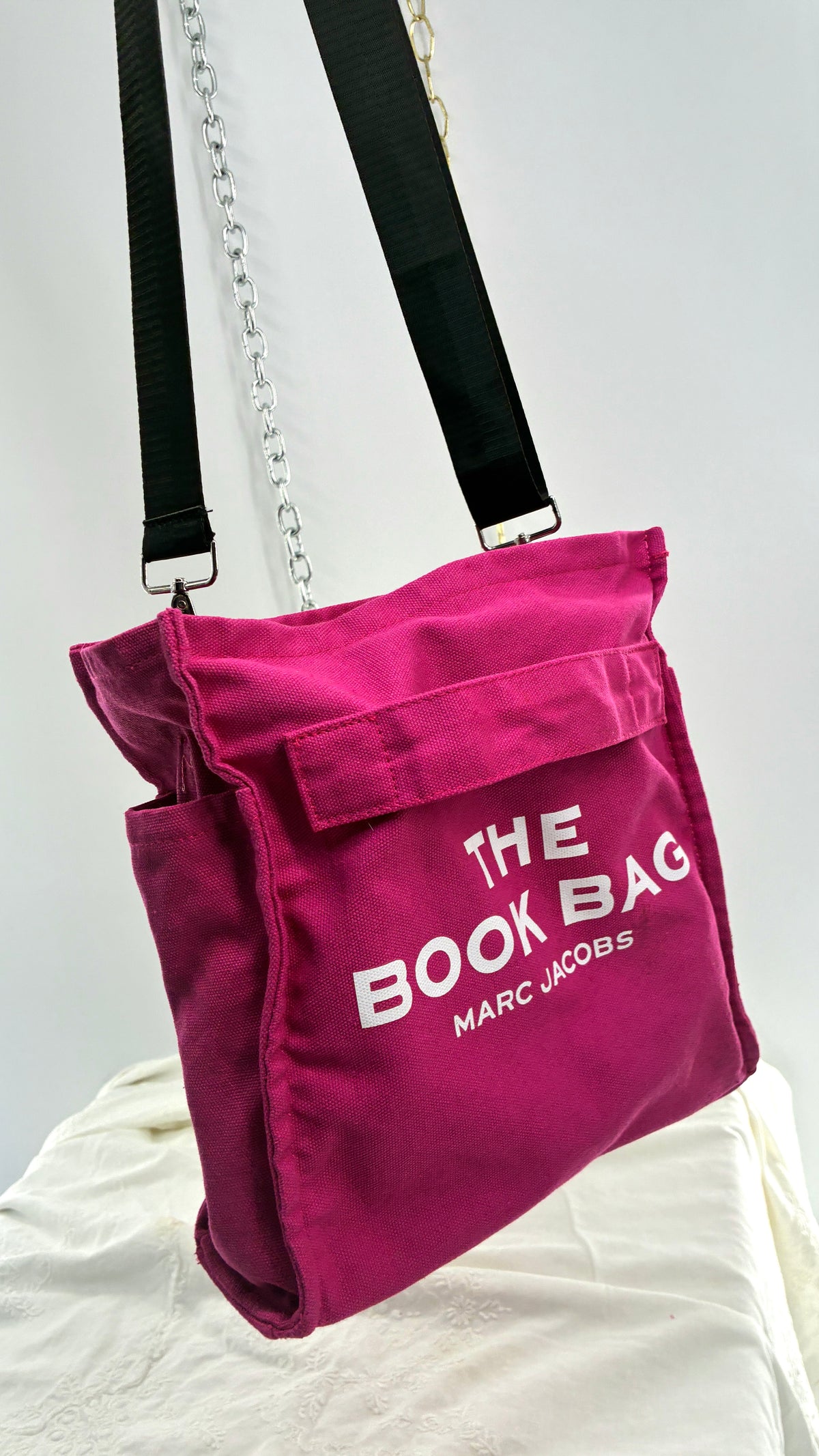 Vintage Unauthenticated MARC JACOBS Hot Pink The Book Bag