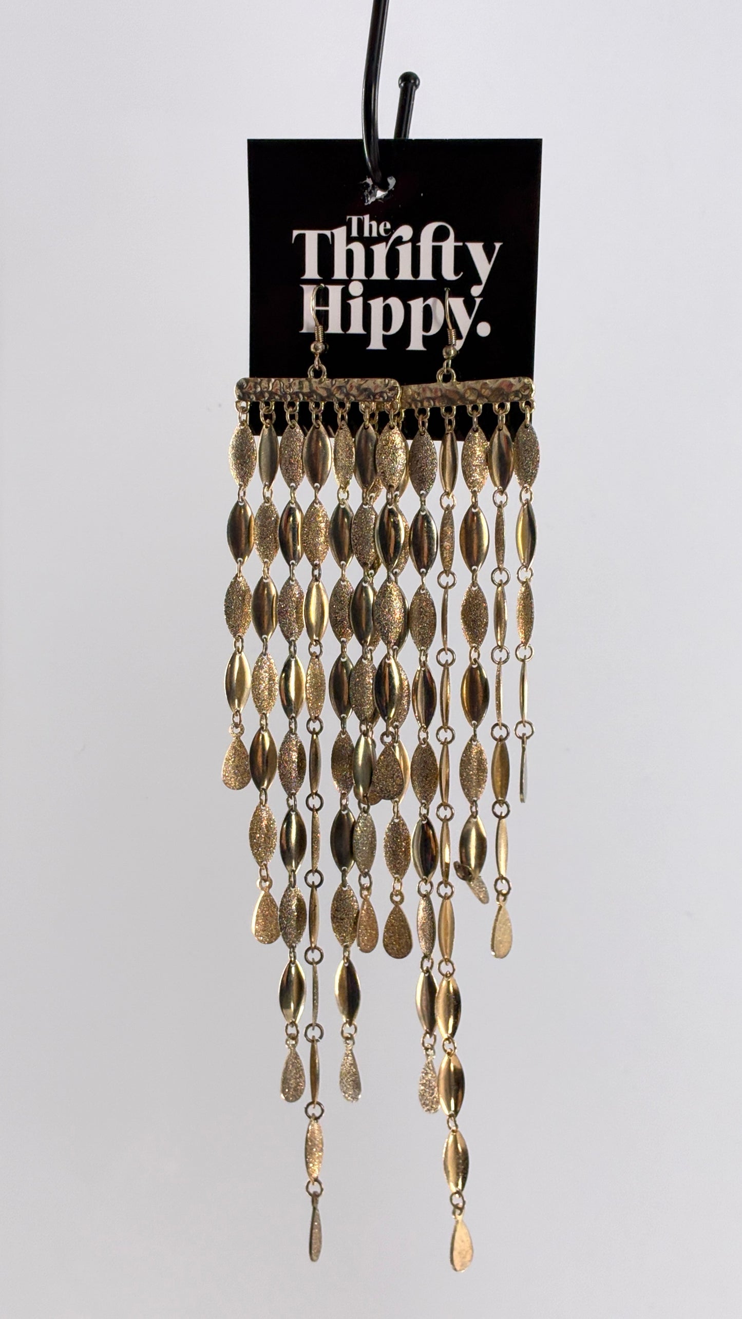 Vintage Dramatic, Chandelier Style Gold Earrings