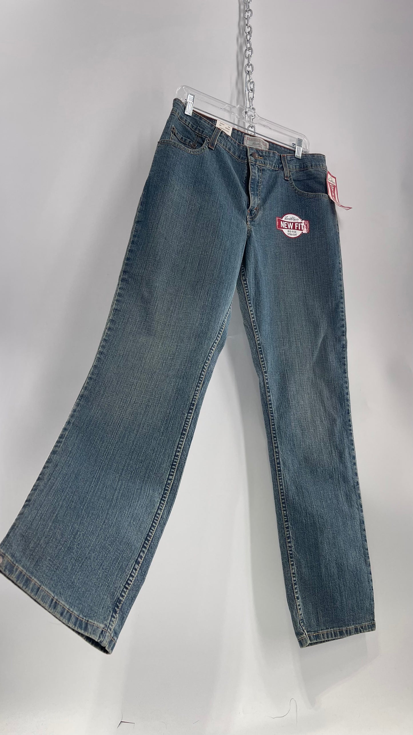 Deadstock Vintage Levi Strauss Mid Rise Straight Legs (12 Long)