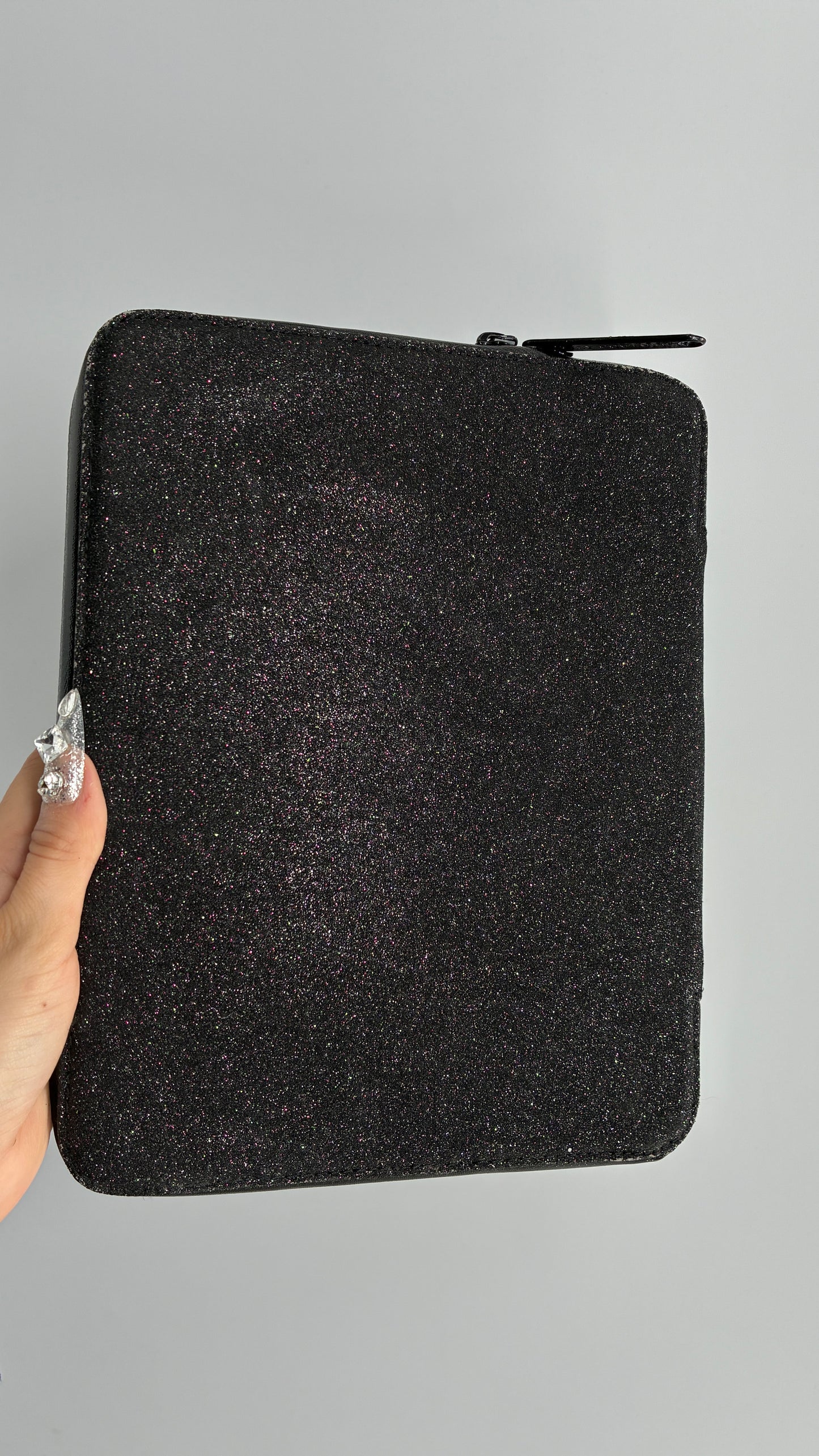 Vintage JUICY COUTURE Black Glitter Case with Tags Attached
