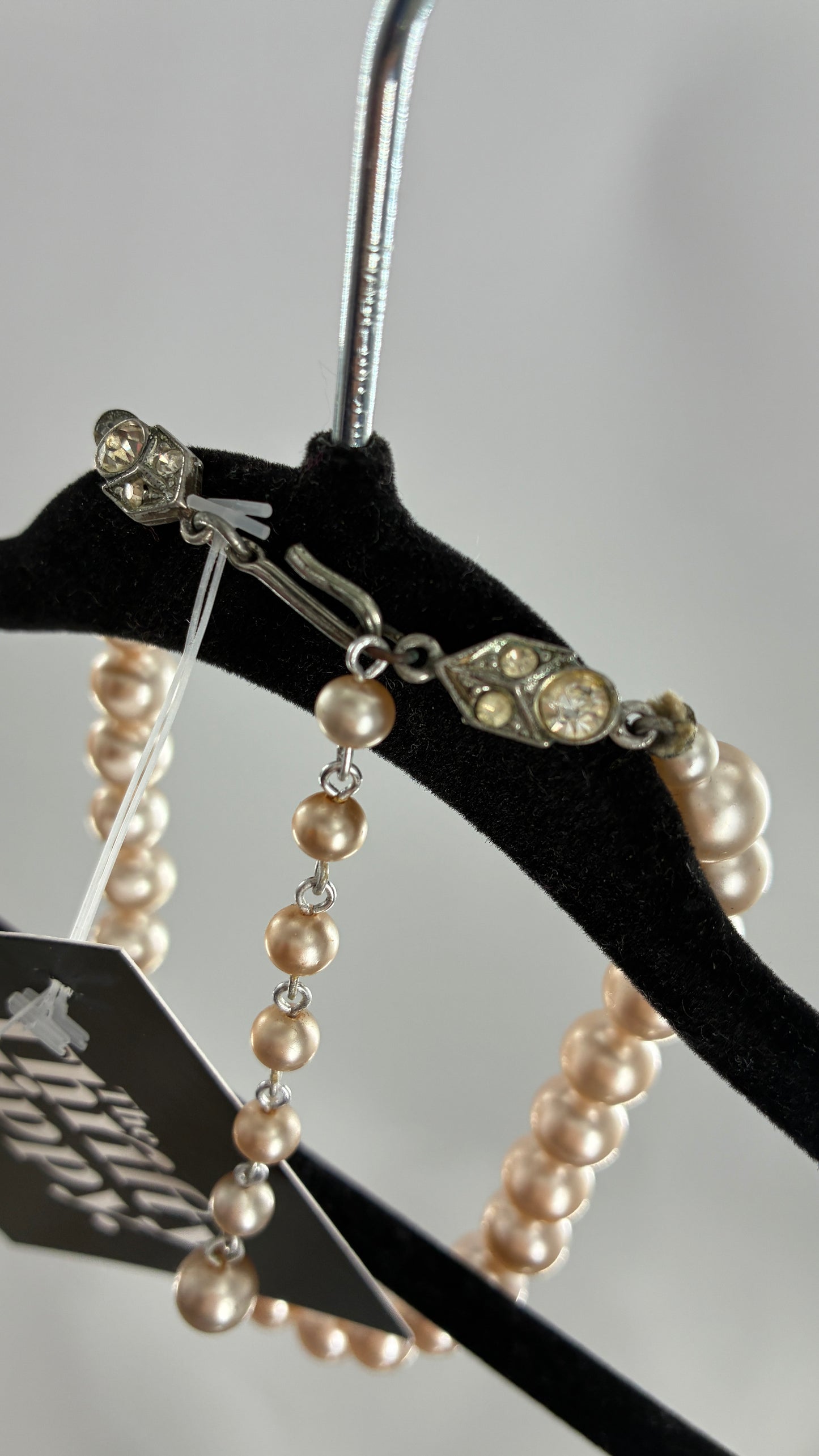 Vintage Pearl Choker Necklace