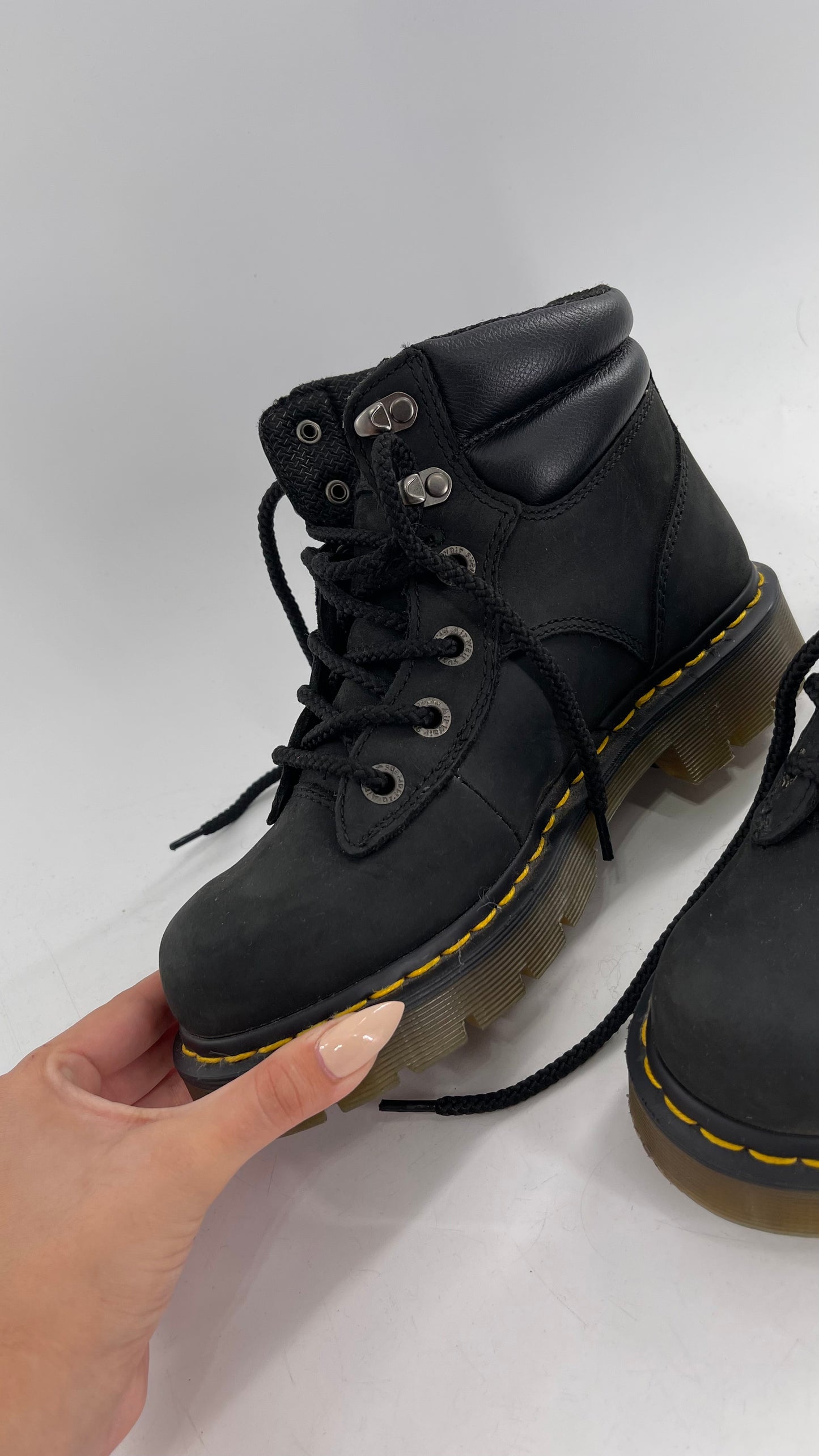 Doc Martens Industrial Black Combat Boots (6)