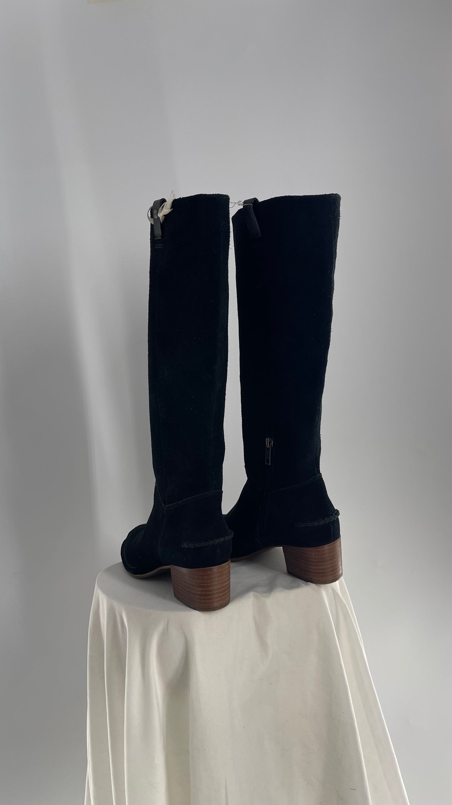 UGG x Free People Black Suede Riding Boot (6)