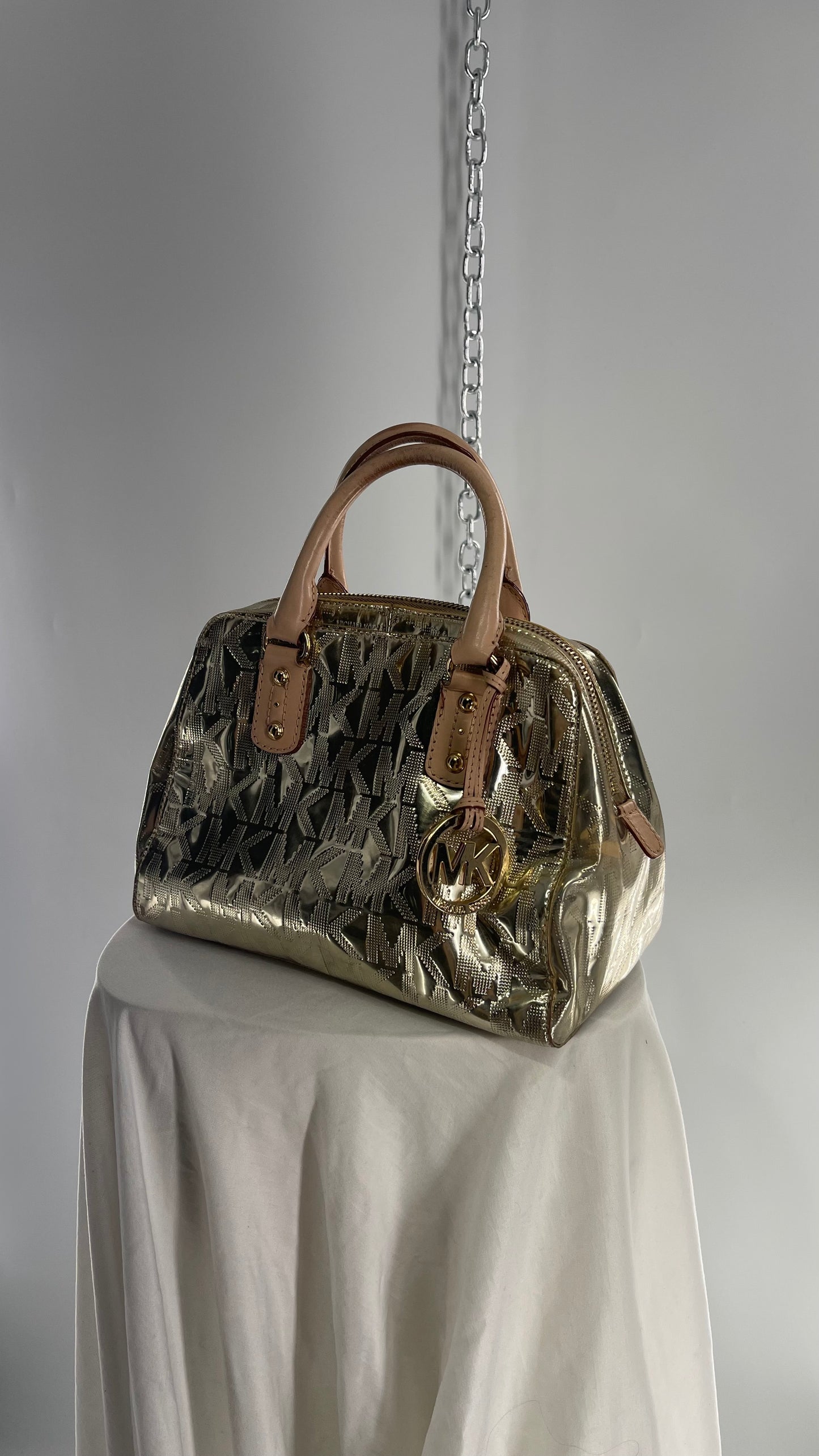 Vintage Michael Kors Metallic Gold Mini Bag