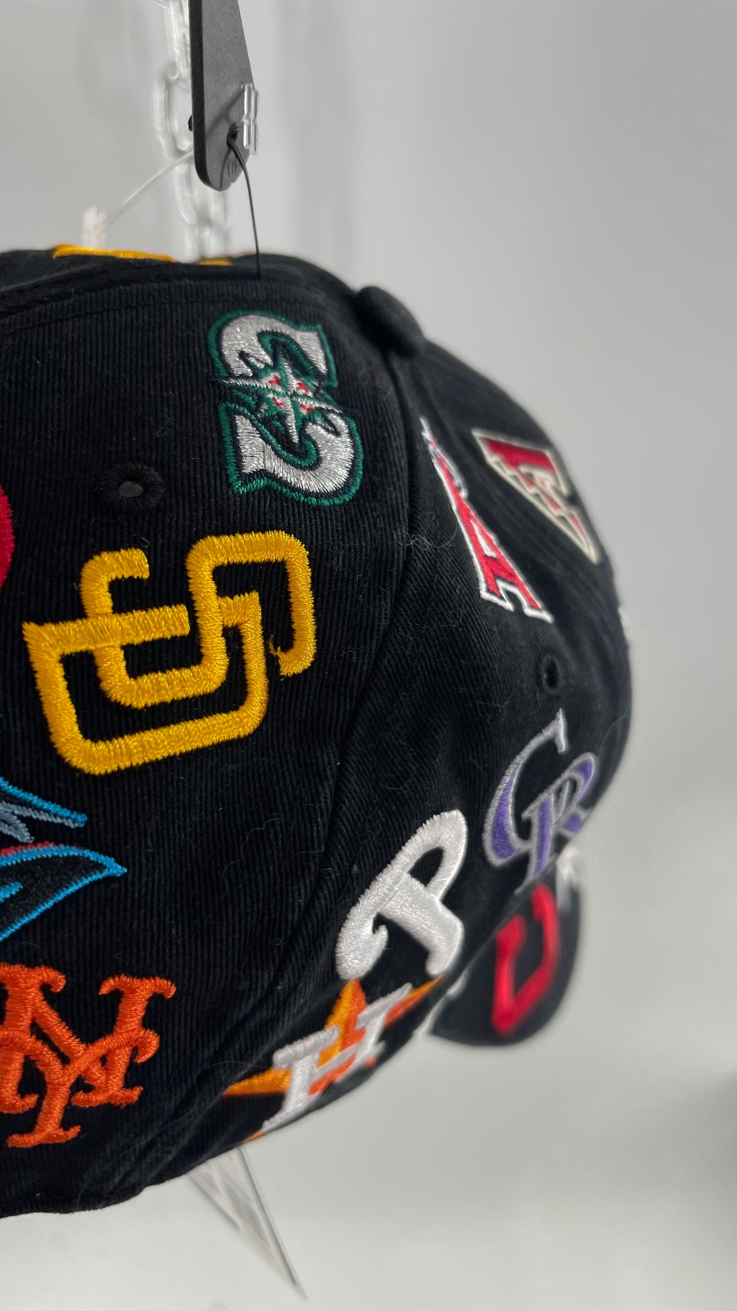 MLB Black Logo Baseball Hat