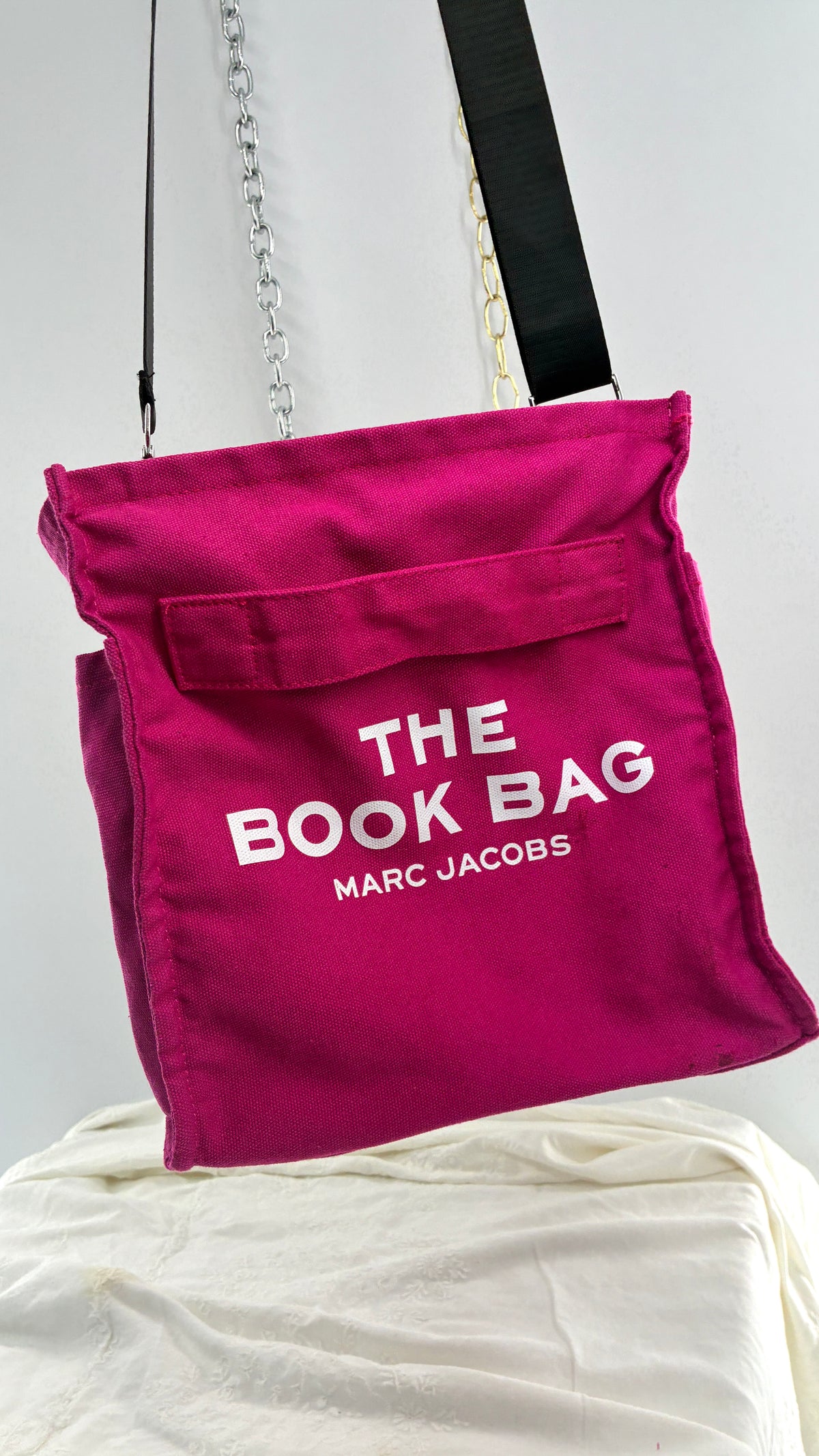 Vintage Unauthenticated MARC JACOBS Hot Pink The Book Bag