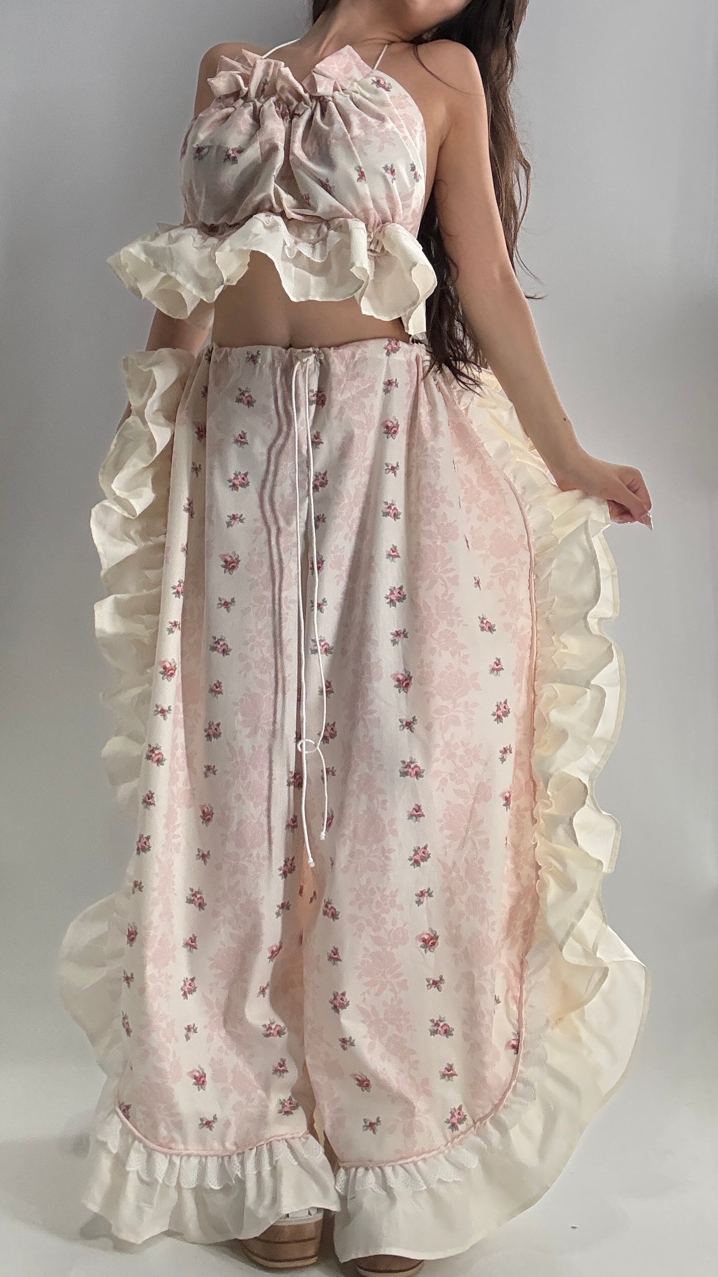 Handmade Vintage Two Piece Set (XS-XXL)