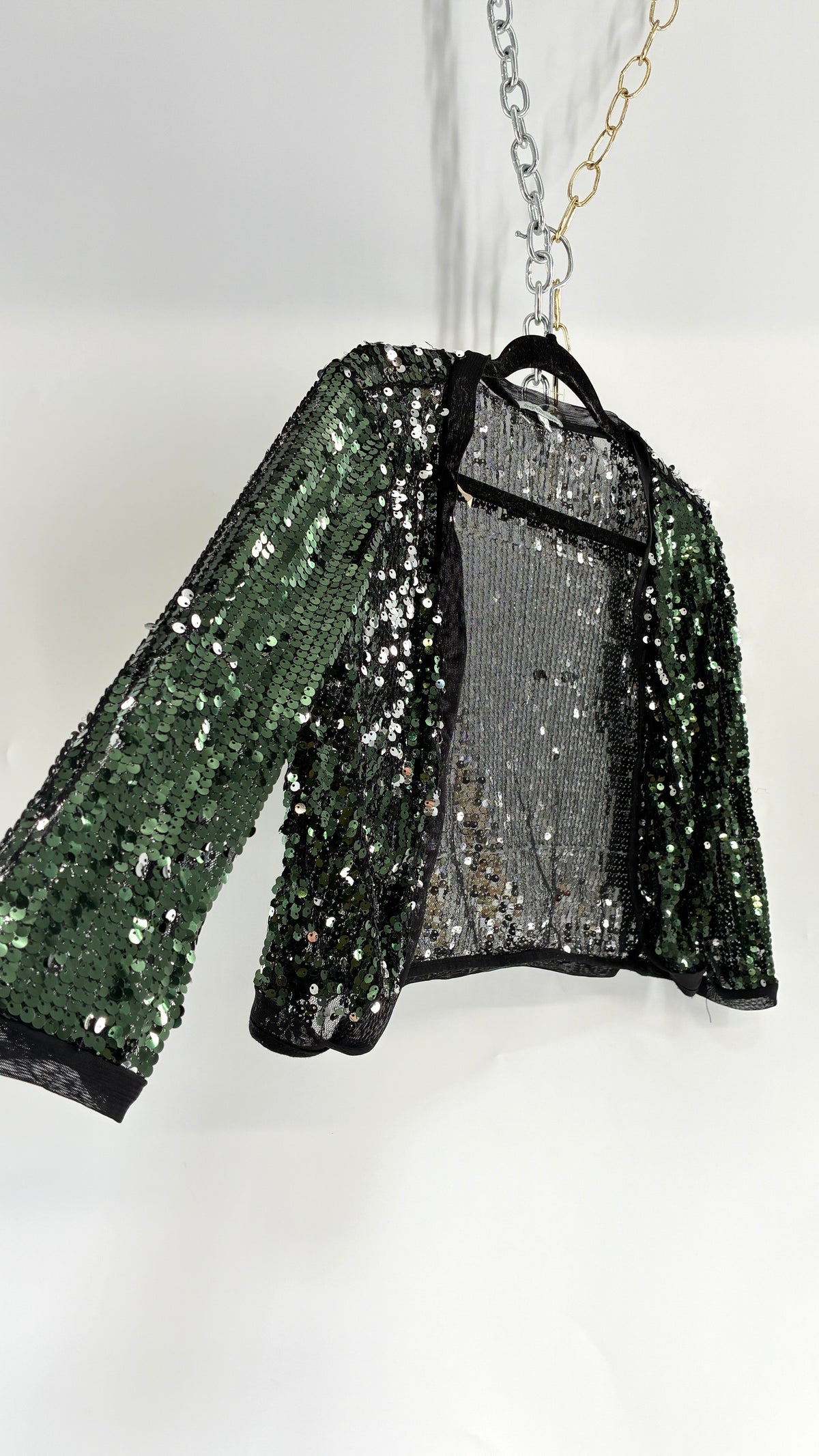 Vintage CHARLOTTE RUSSE Sequin Shrug (Small)