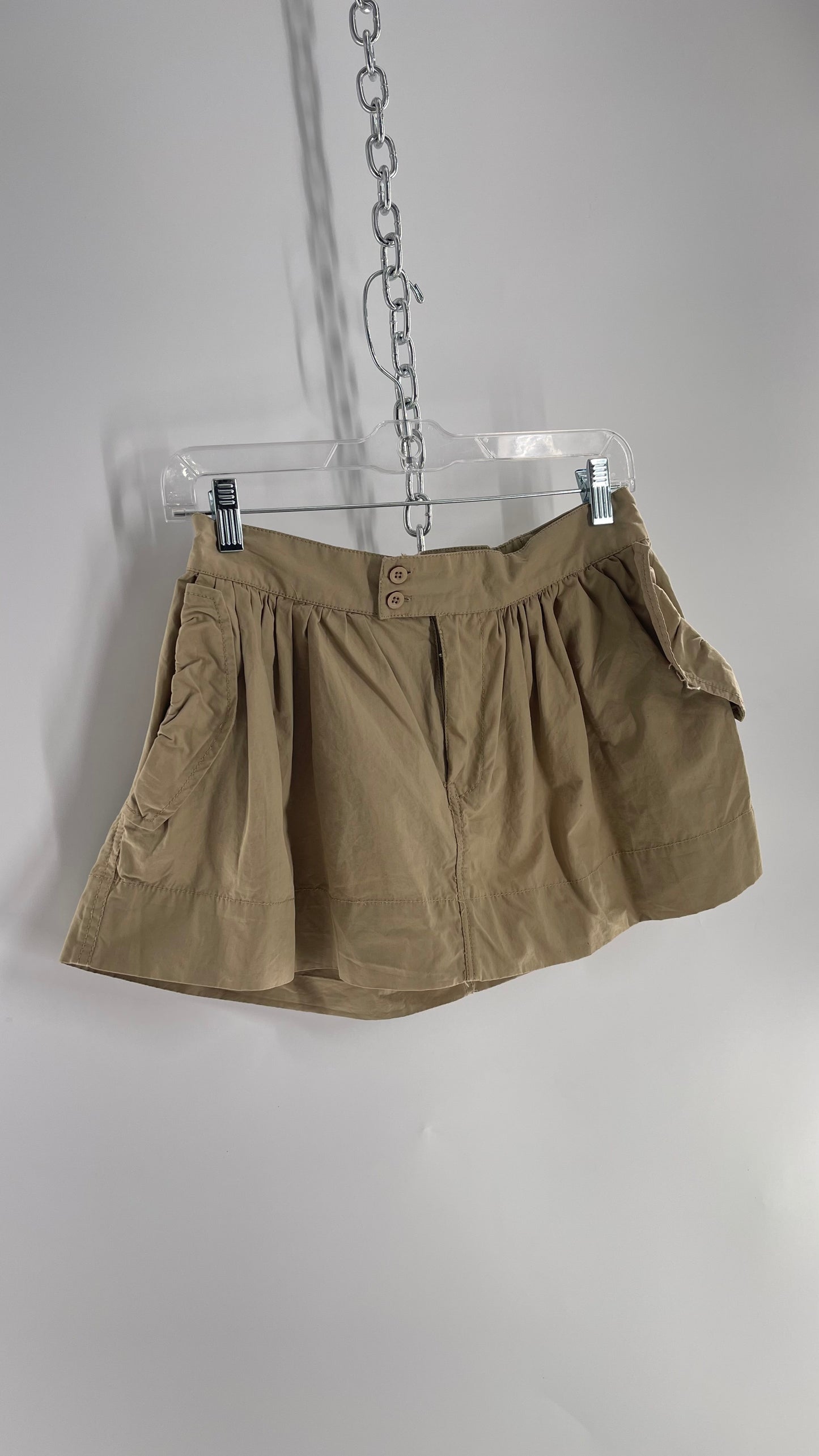 BDG Khaki Ultra Micro Mini Skirt with Tags Attached (Small)