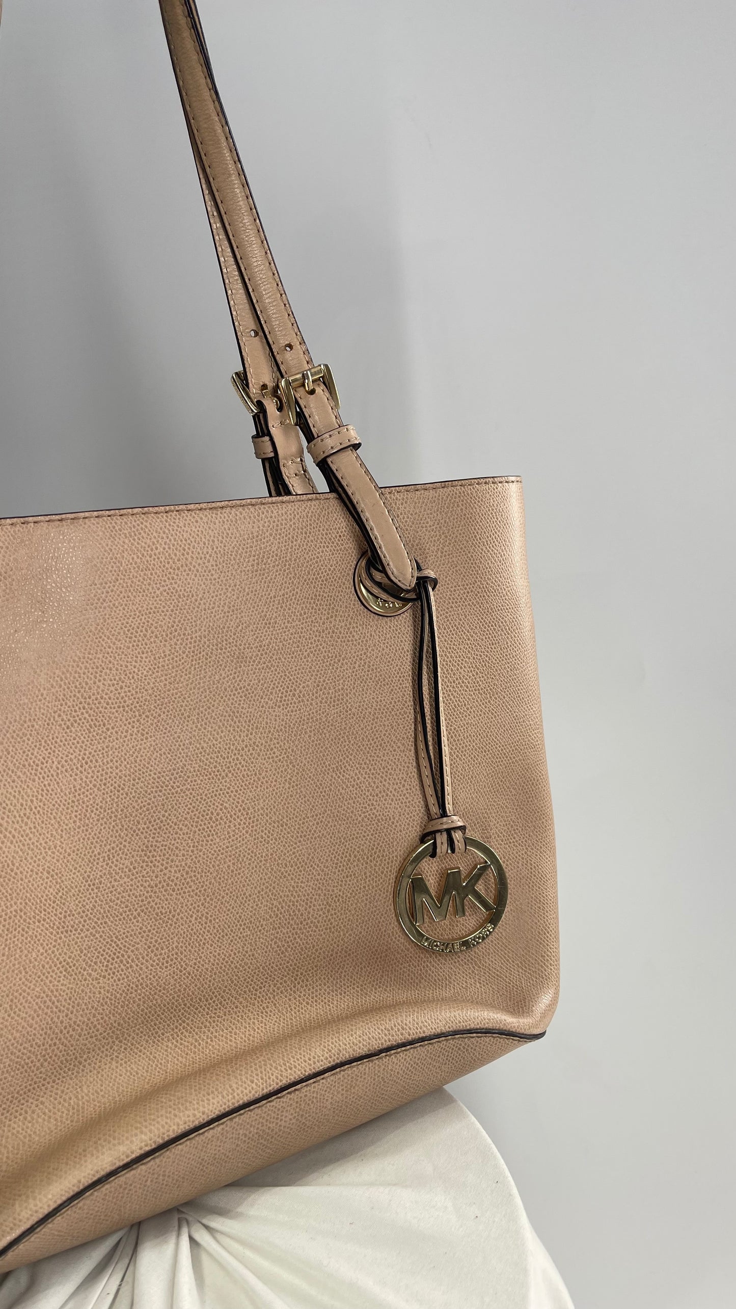 Michael Kors Neutral Beige Tote Bag