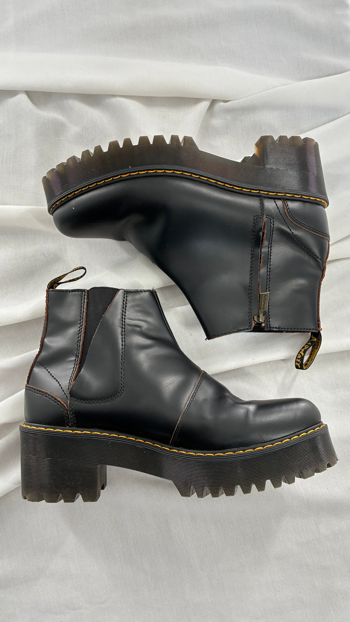 Vintage Doctor Martens Platform Rometty II Chelsea Boot (10)