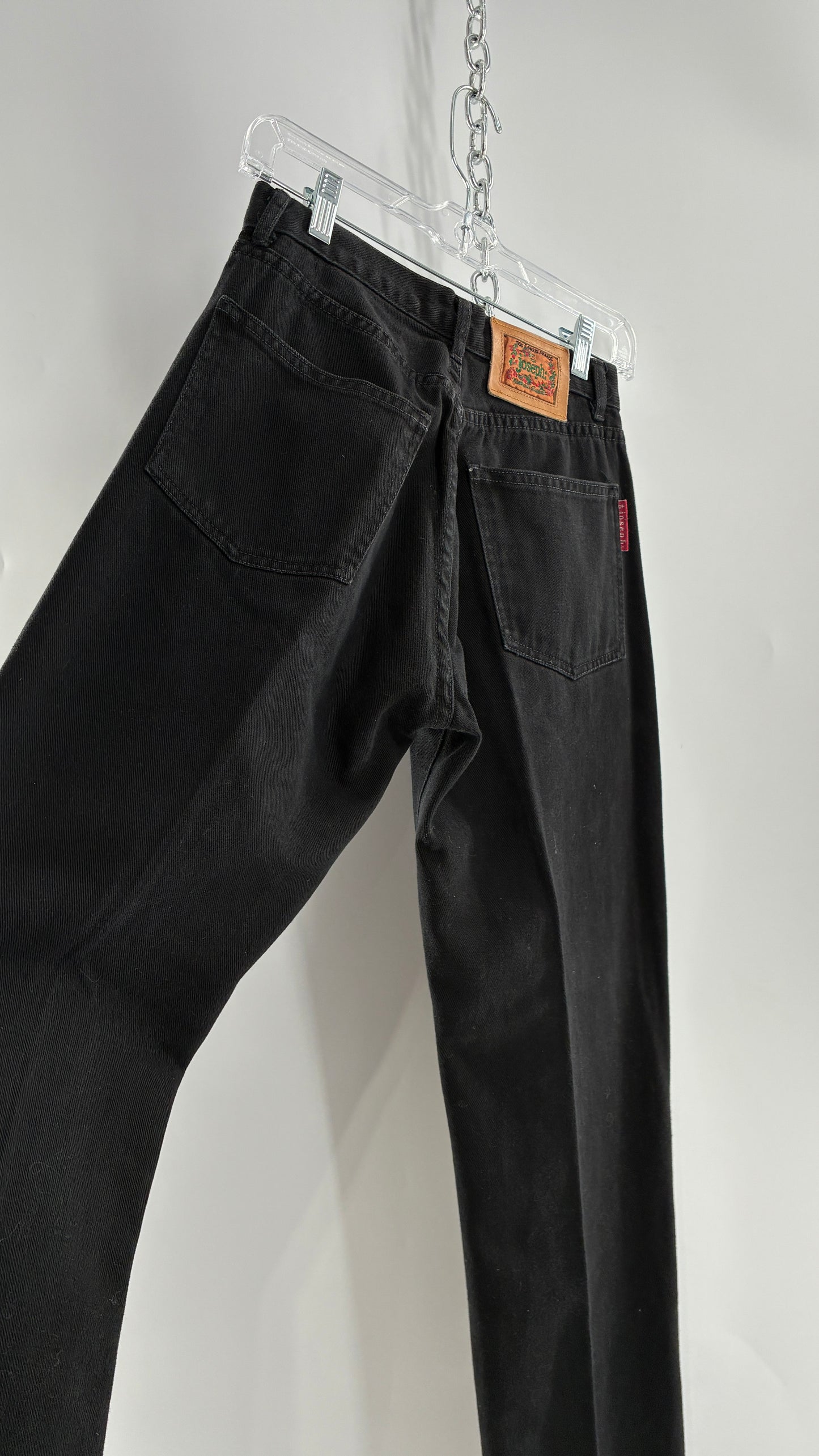 Vintage For Joseph Paris, France Black High Waisted Mom Jean (28)
