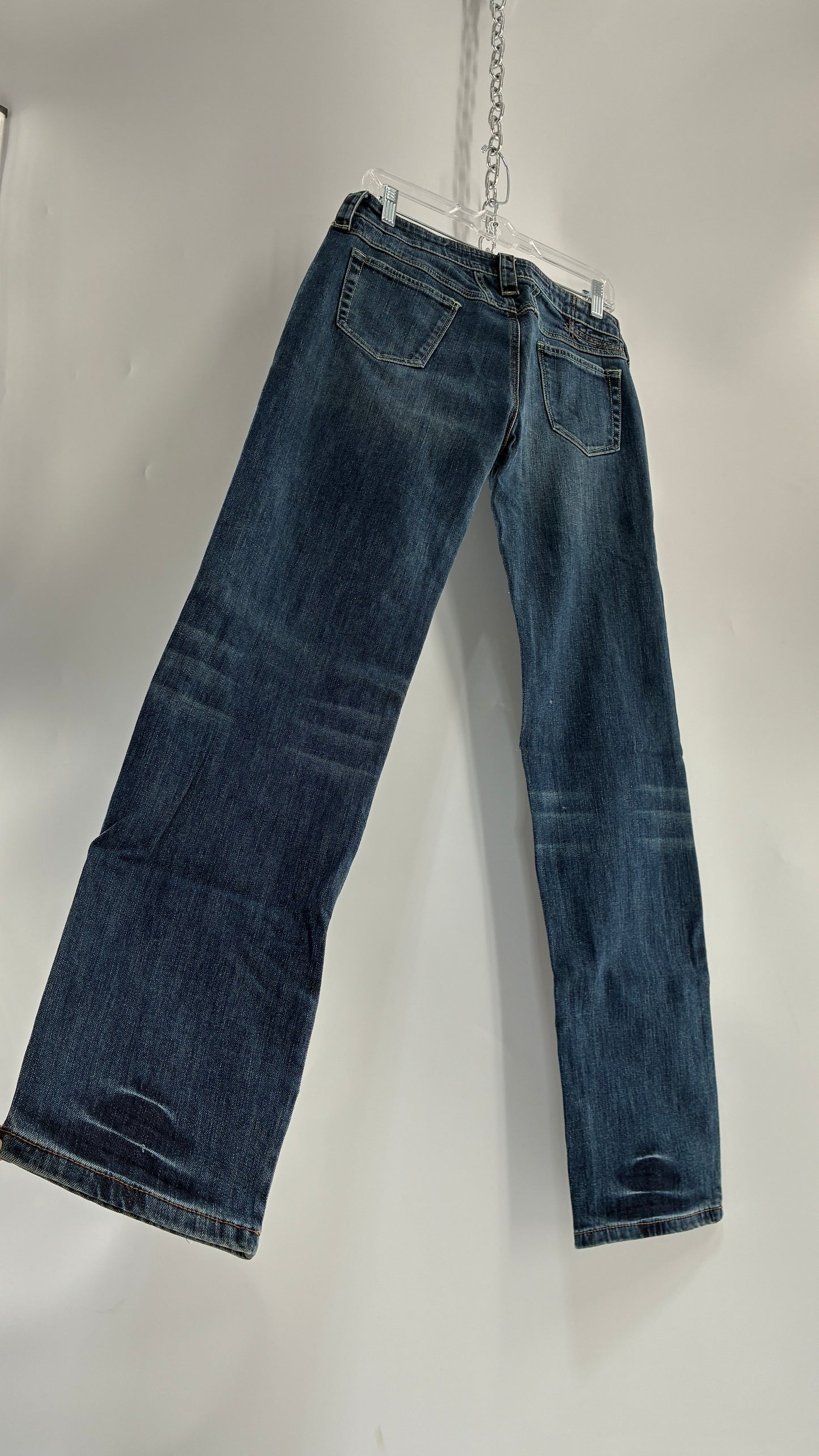 Vintage MARITHÉ FRANCOIS GIRBAUD Medium Wash Jeans with Hip Pocket Details (30)
