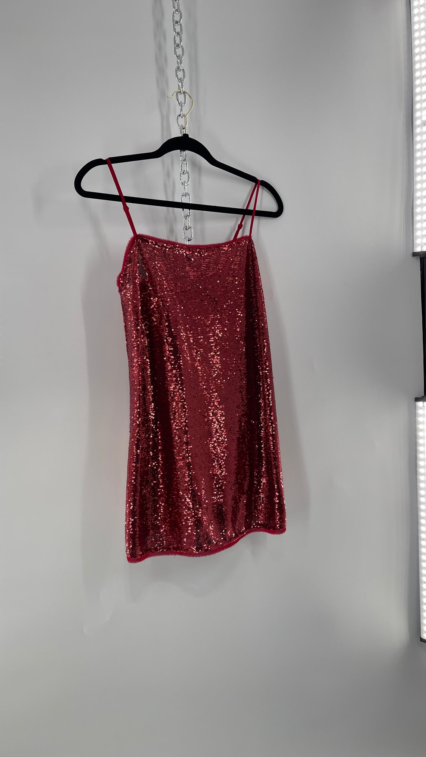 Free People Intimately Red Sequin Size XS