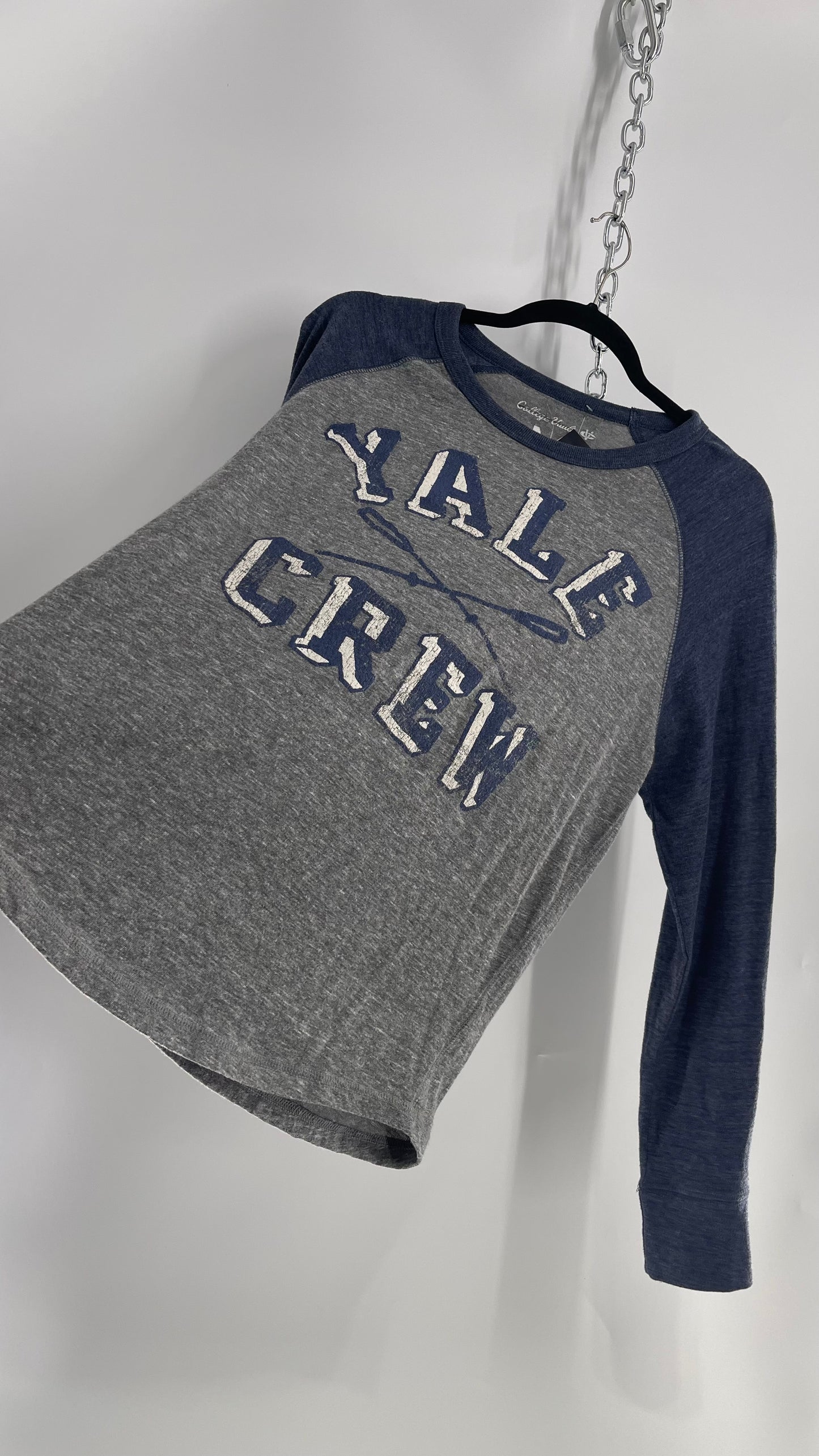 College Vault Yale Vintage Style Long Sleeve (Medium)