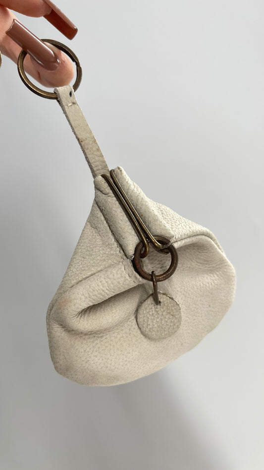 Free People Cream Mini Purse