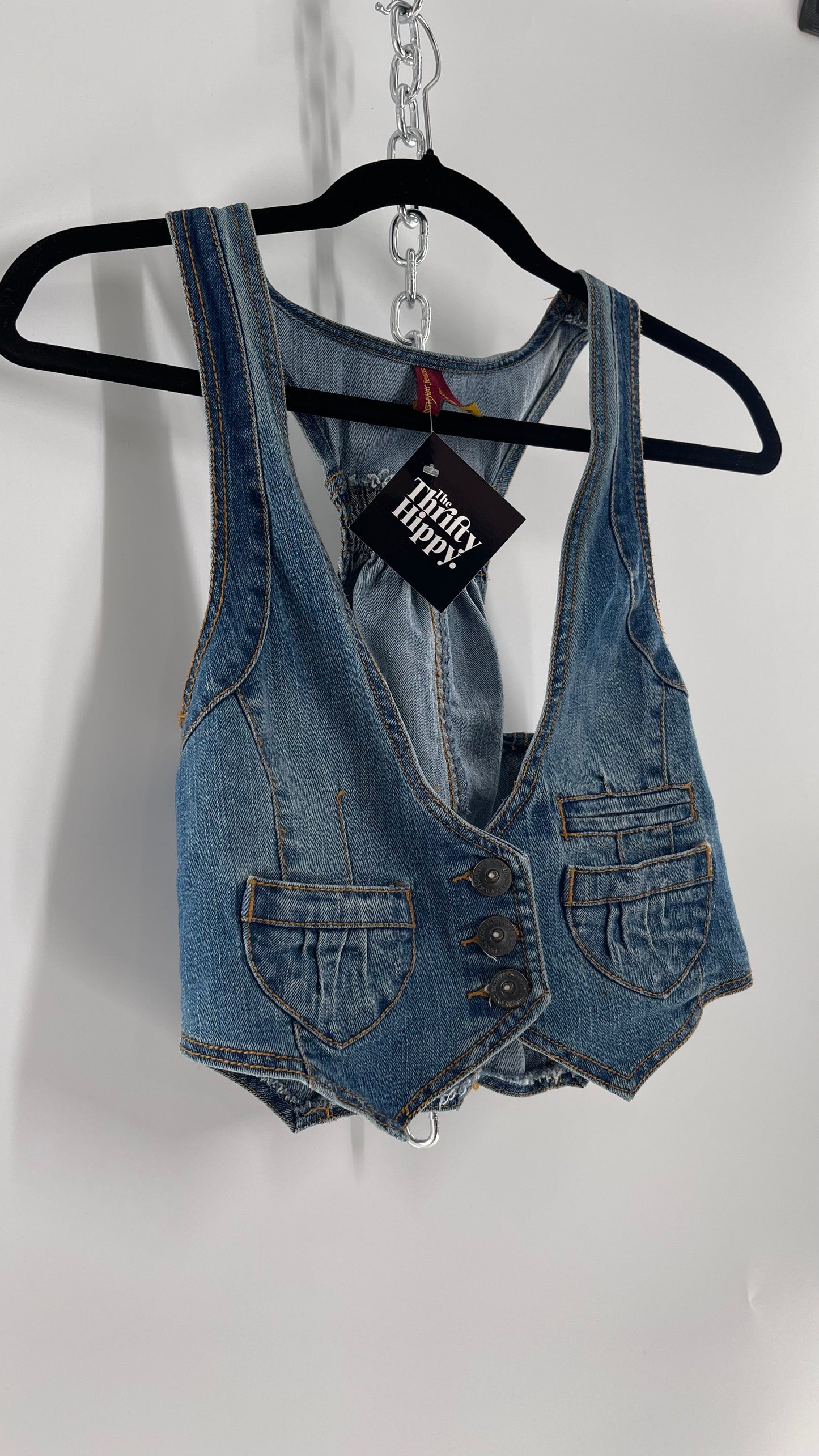 Highway Jeans Denim Vest Top (Medium)