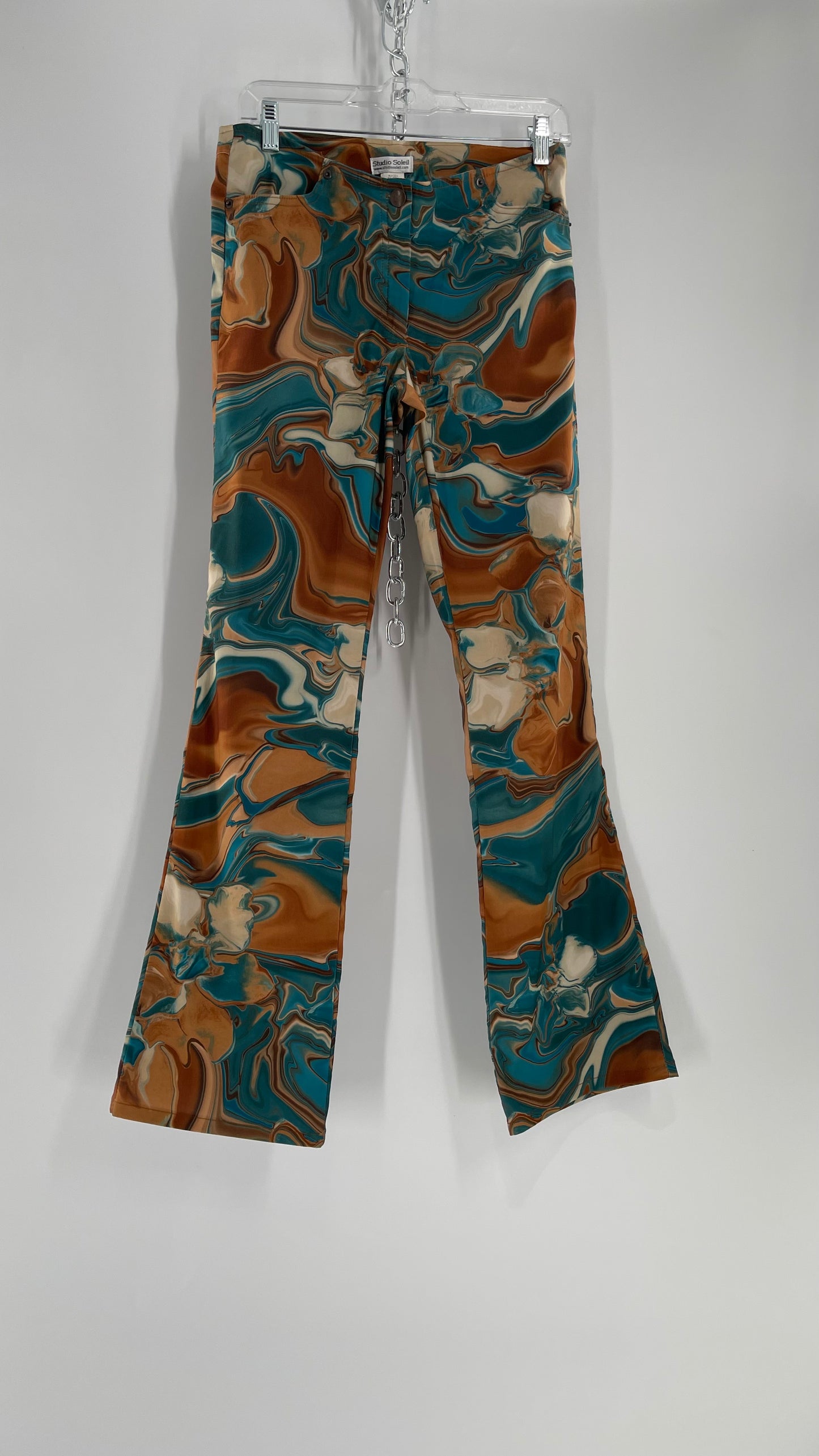 Vintage Studio Soleil Brown/Blue Marble Trouser (7/29)