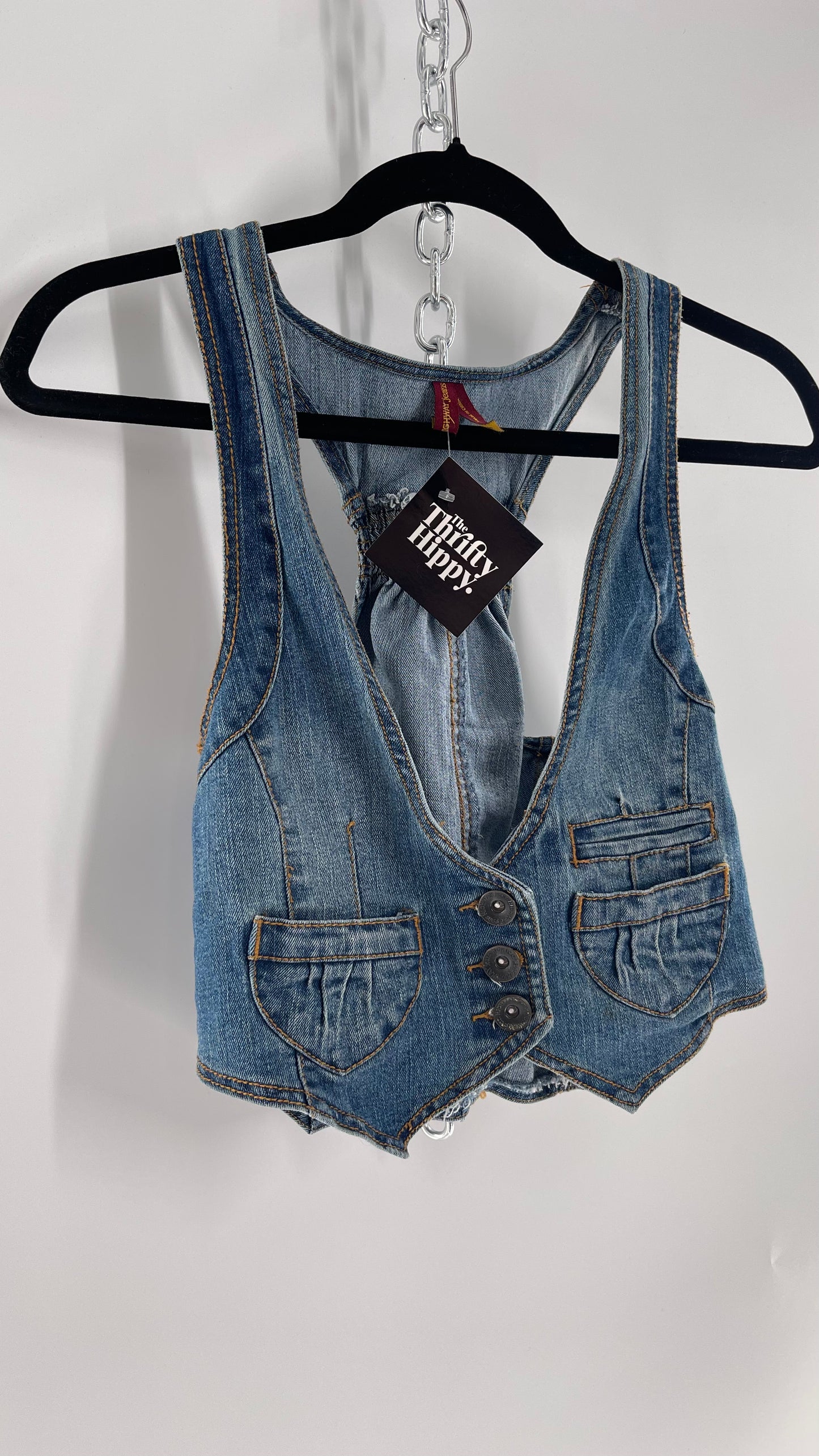 Highway Jeans Denim Vest Top (Medium)