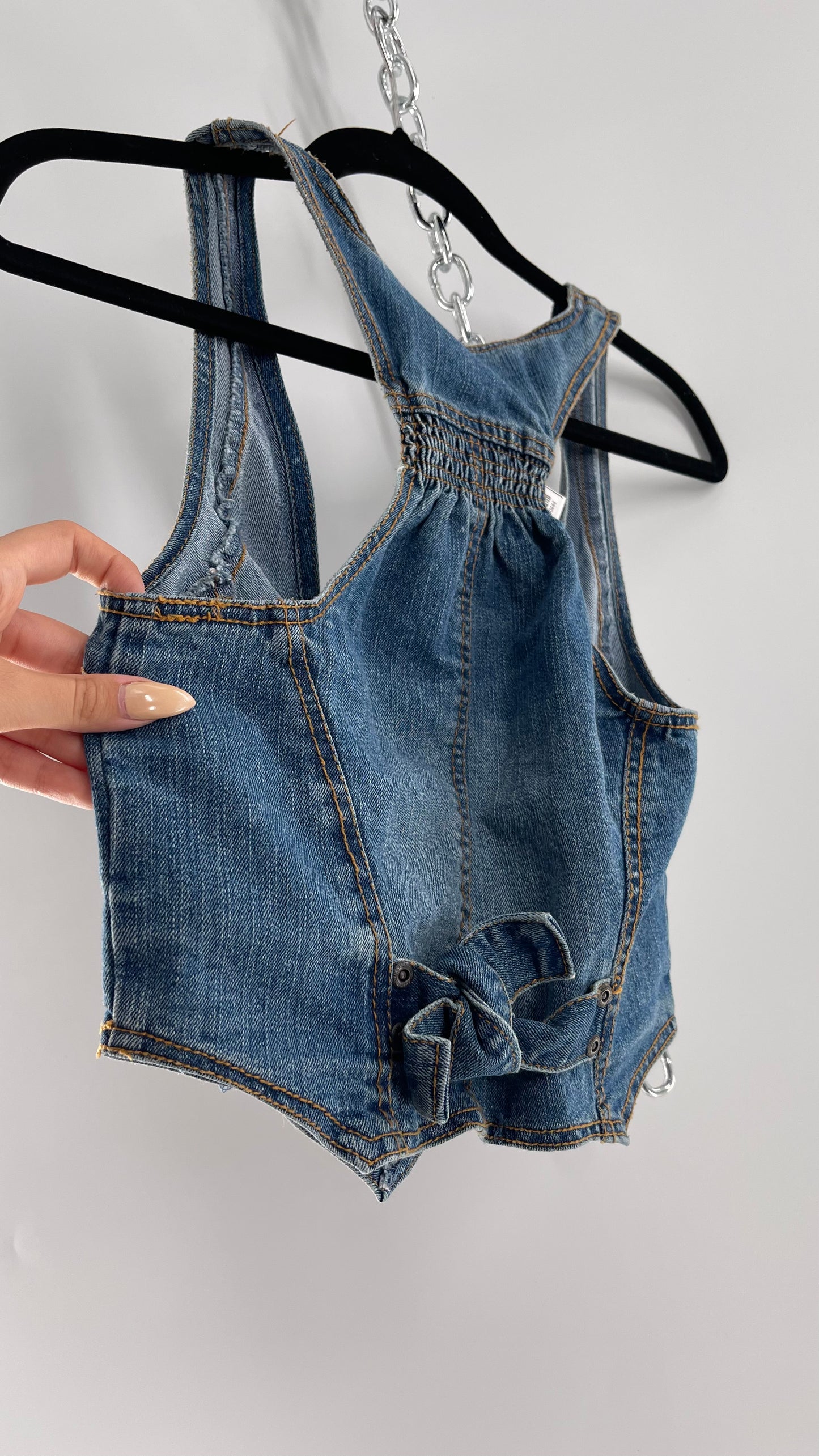 Highway Jeans Denim Vest Top (Medium)