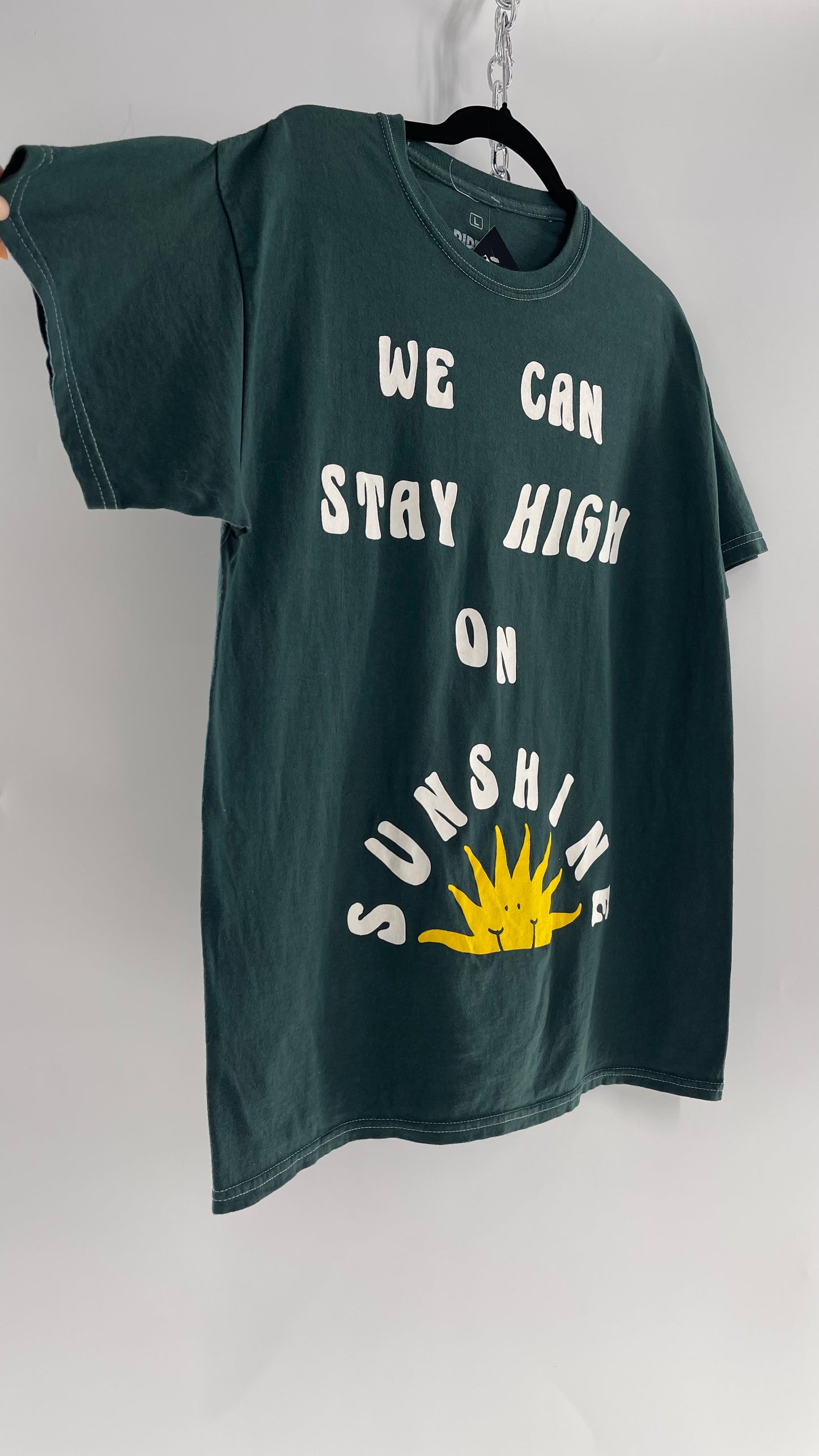 RIPPLE Puff Print We Can Stay High On Sunshine T (Large)