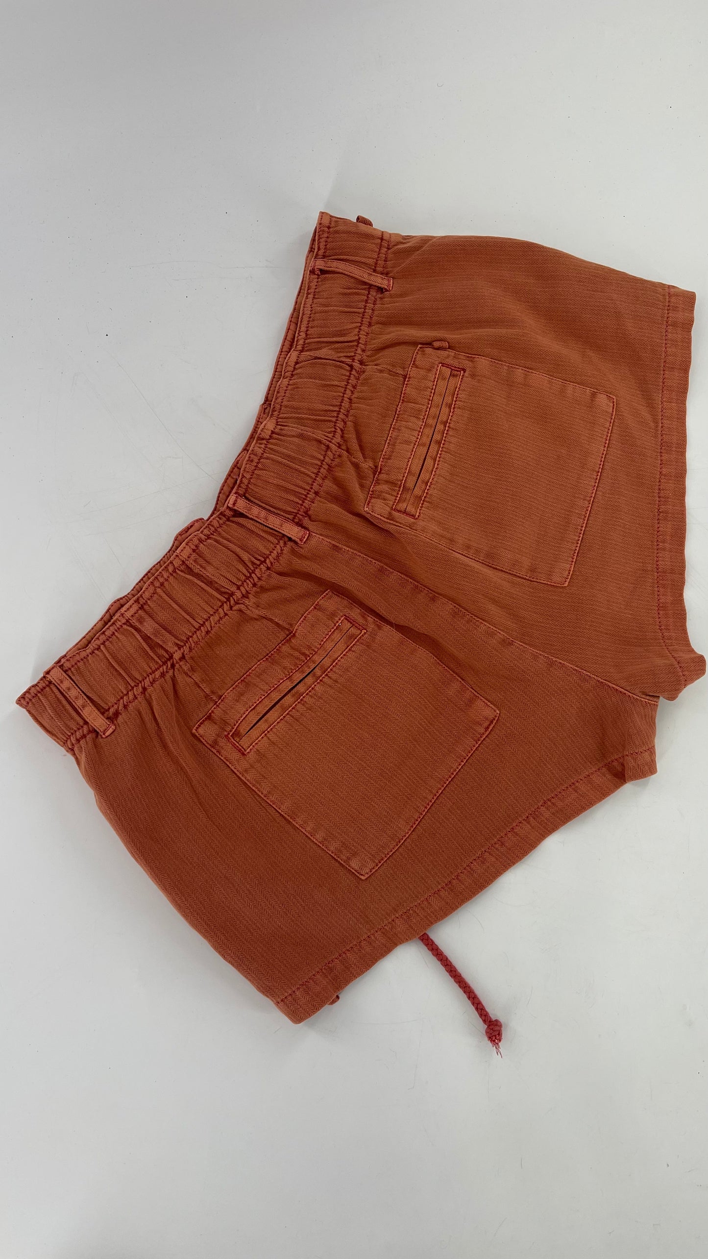 Free People Burnt Orange Cargo Booty Short (Small)