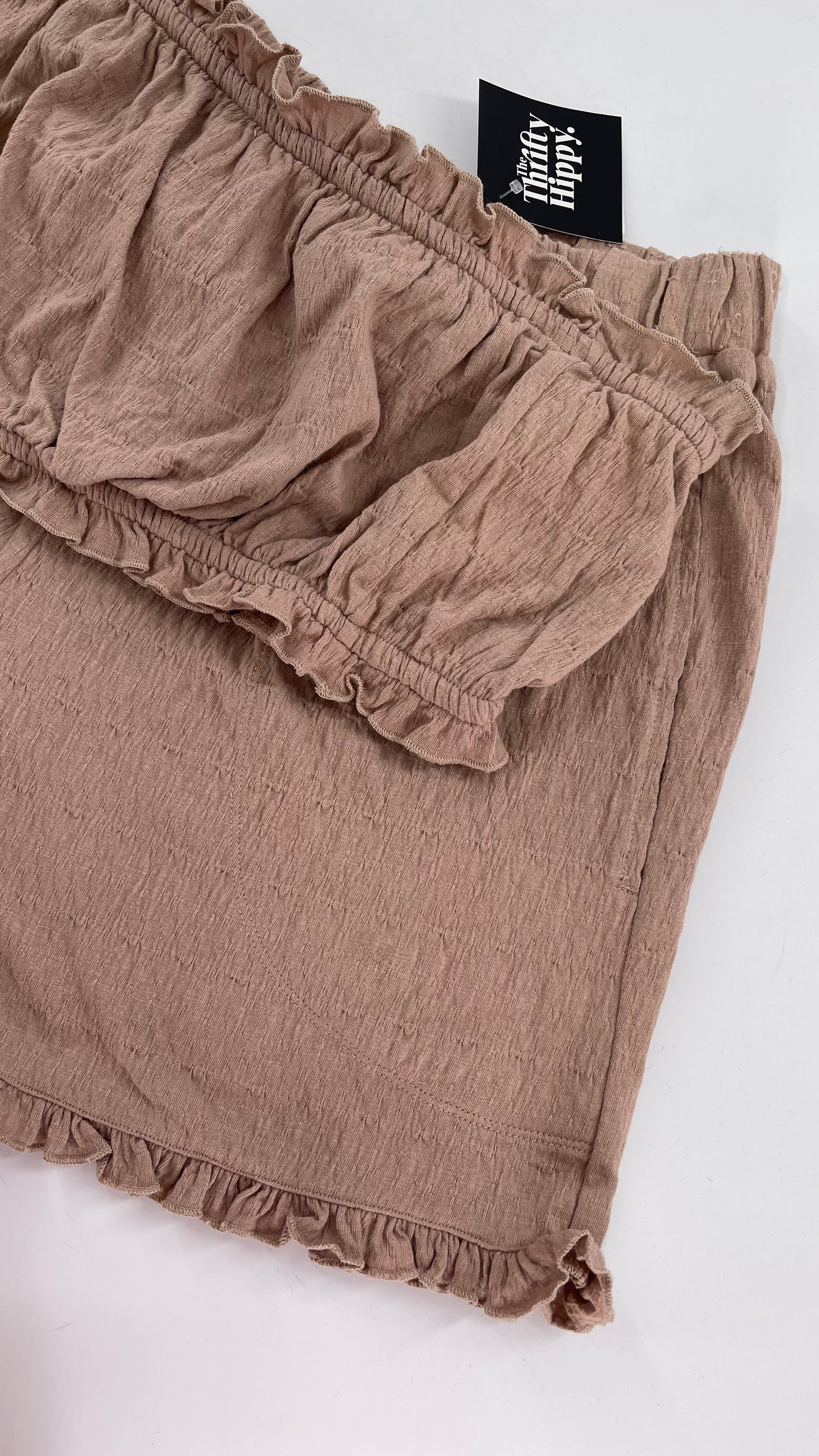 Free People Clay Toned Bandeau and Short Set (Large)