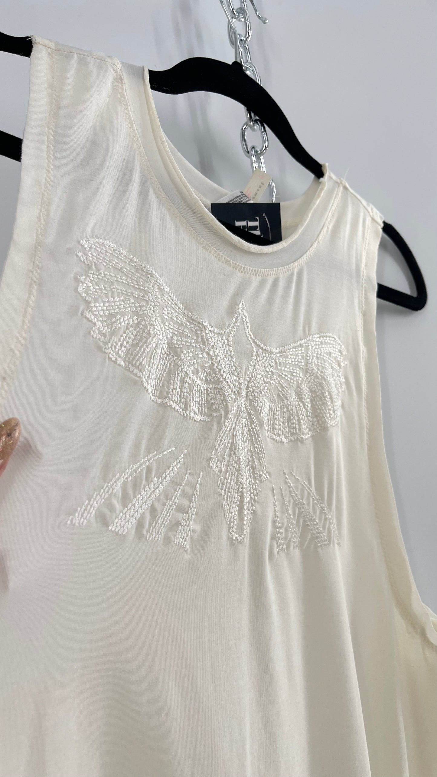 Free People Embroidered Pheonix Tank (Small)