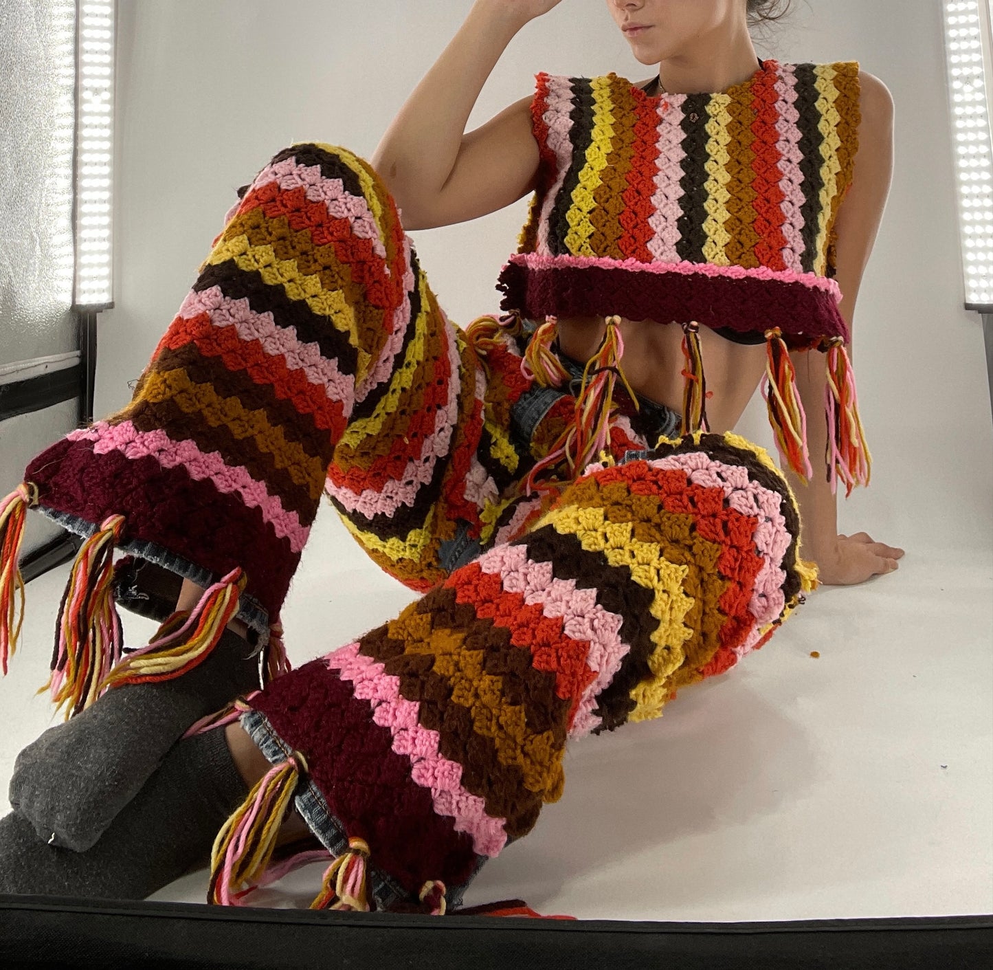 CUSTOM Handmade Raggedy Ann Crochet Levi’s