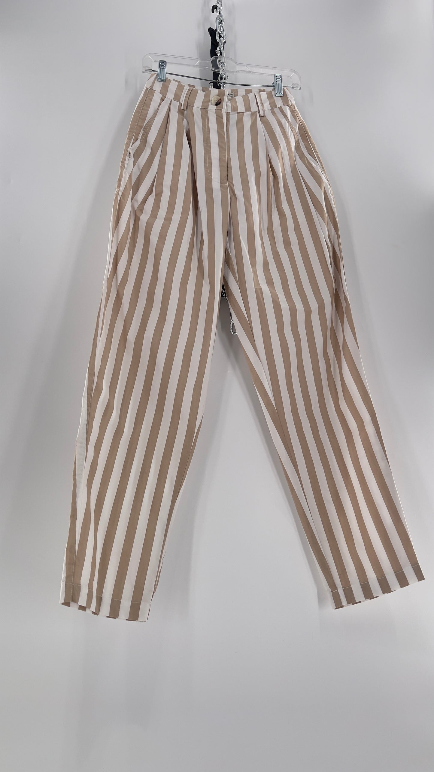 Urban Outfitters Tan/White Striped Trouser (0)