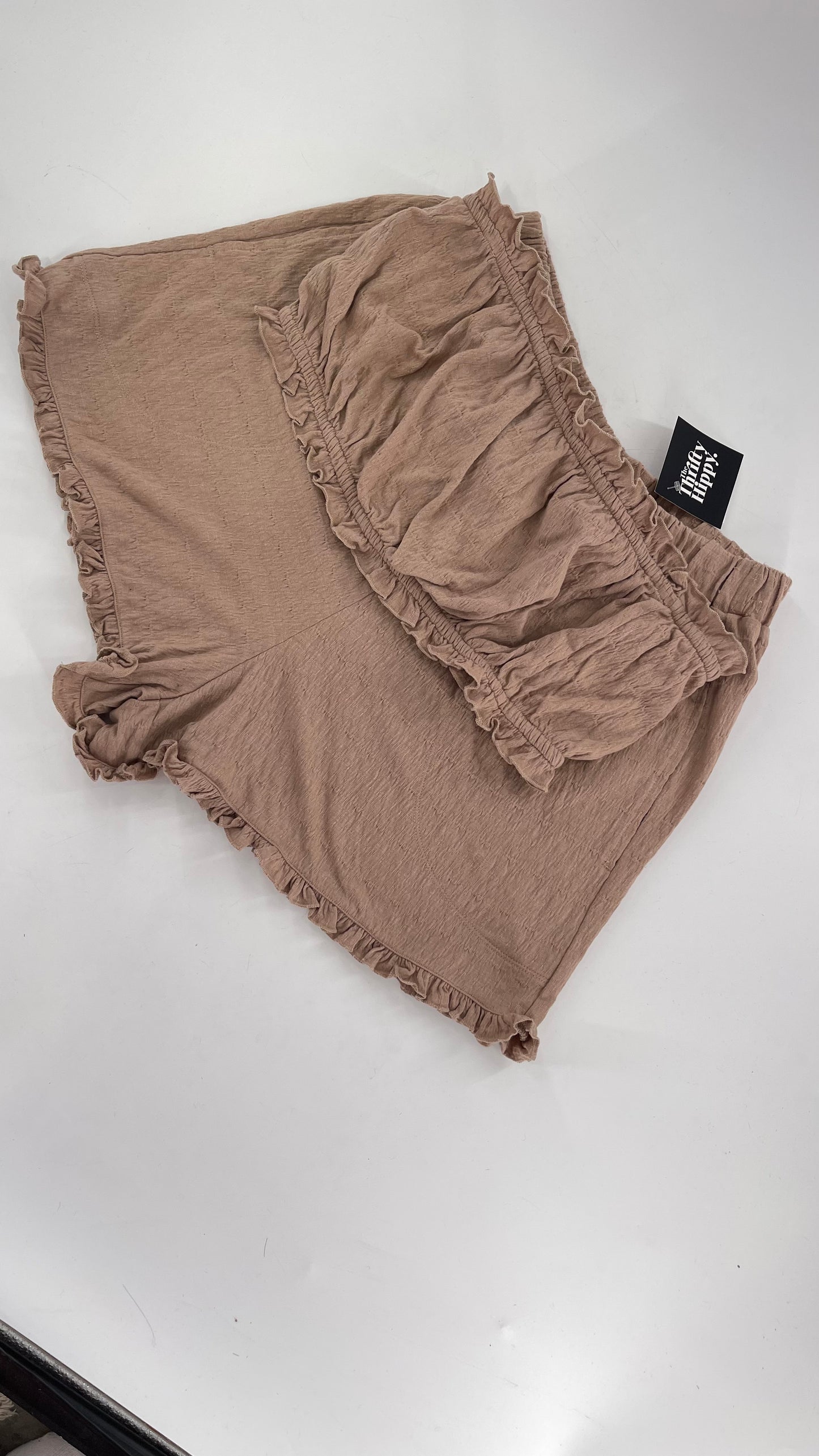 Free People Clay Toned Bandeau and Short Set (Large)