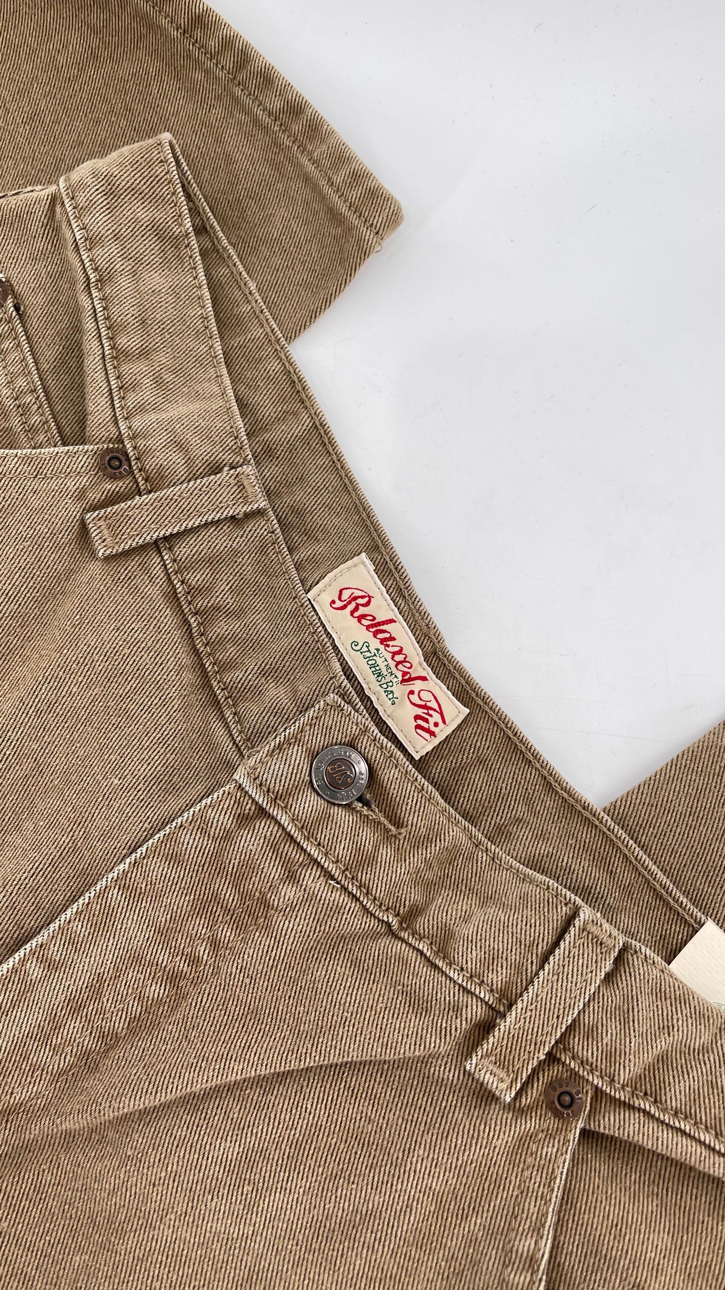 Saint Johns Bay Deadstock Vintage Jeans Brown (Size 16)