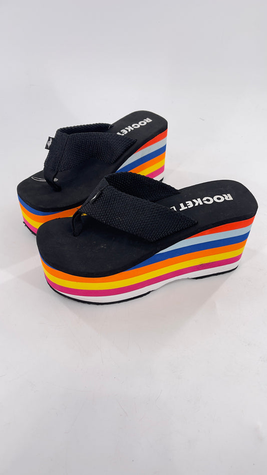 Rocket Dog Rainbow Platform Thong Sandal (8)